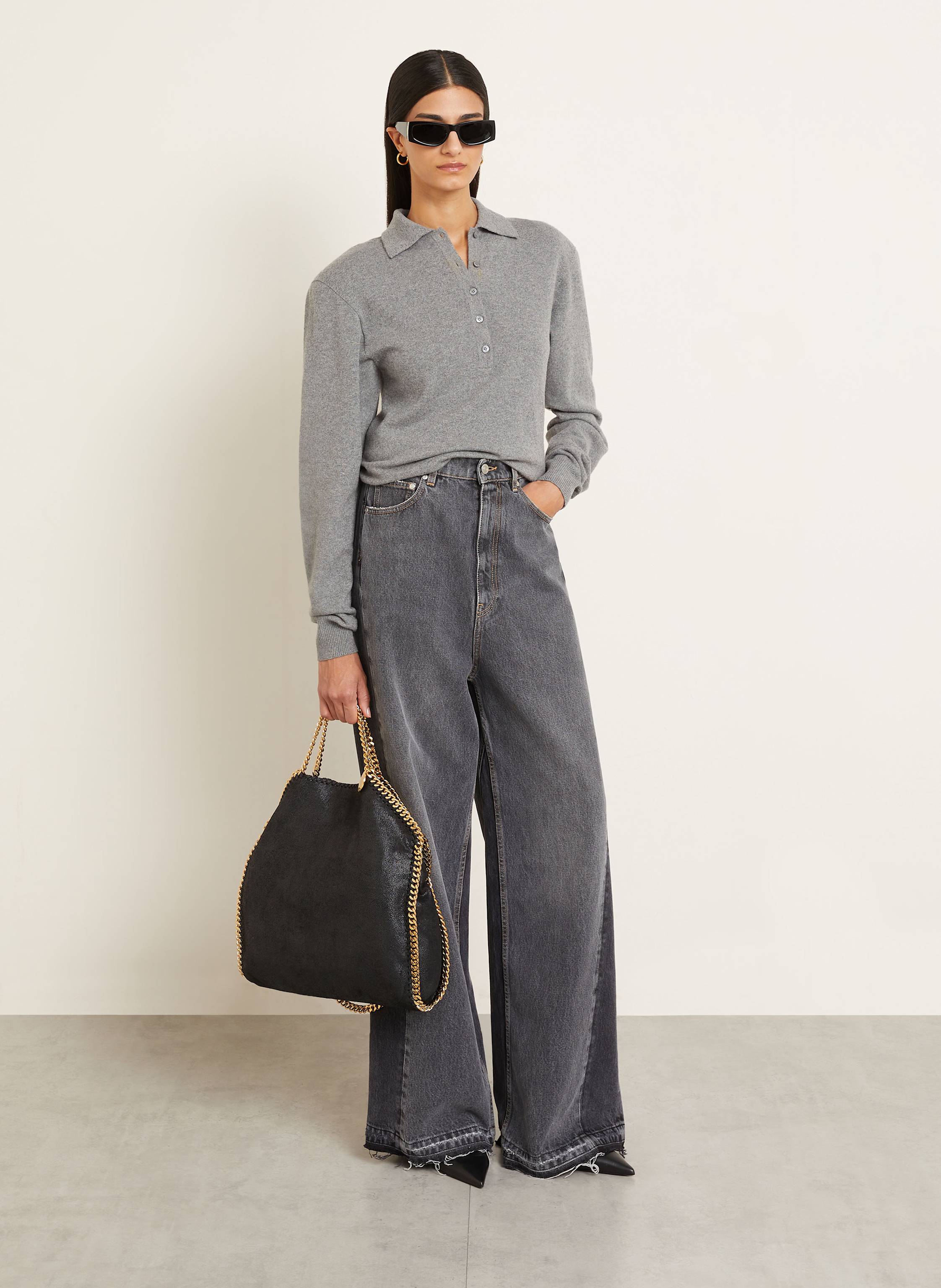 Thumbnail - Stella Mccartney Shopper Falabella schwarz