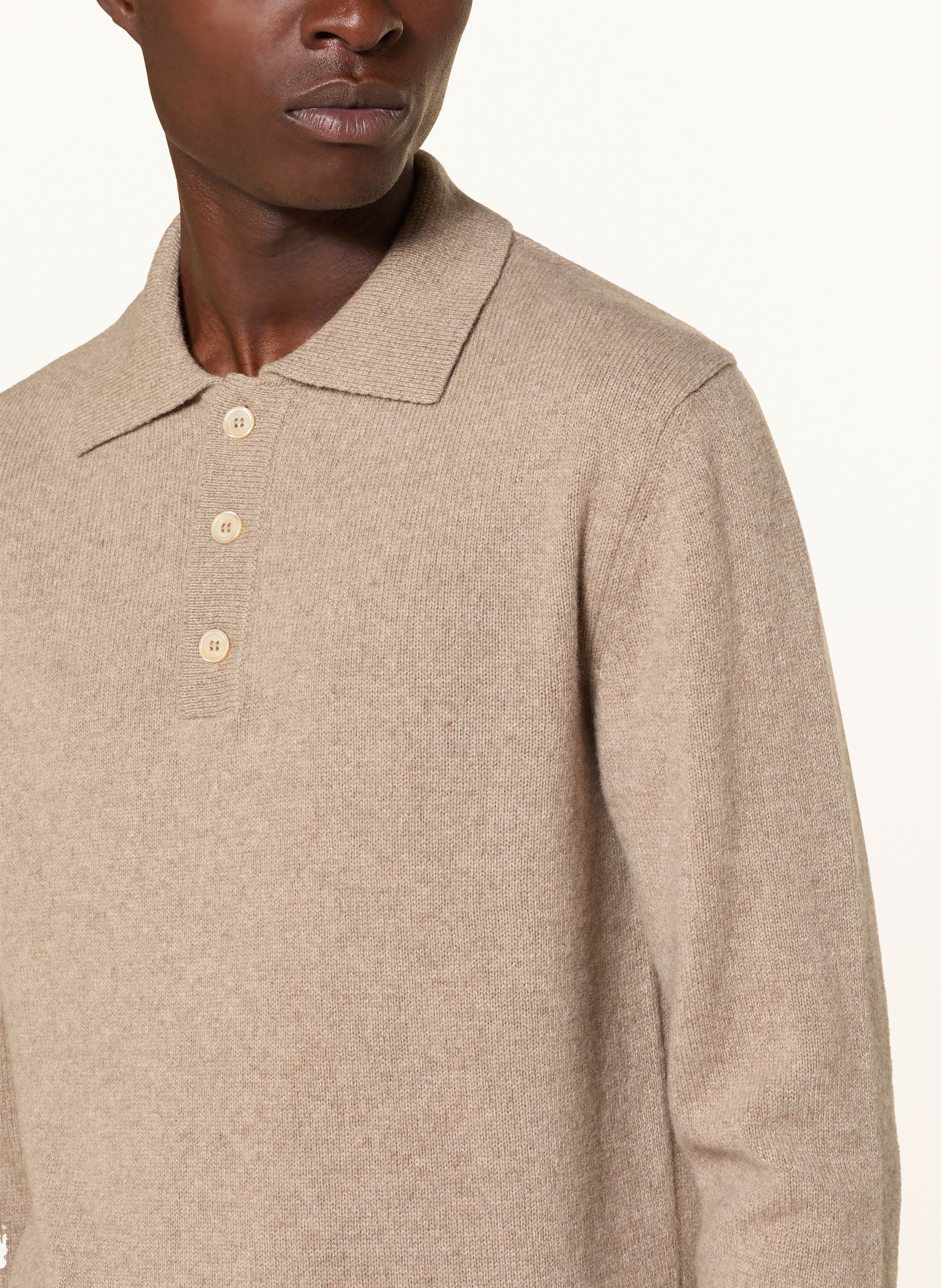 Thumbnail - Daniele Fiesoli Strick-Poloshirt Aus Cashmere braun