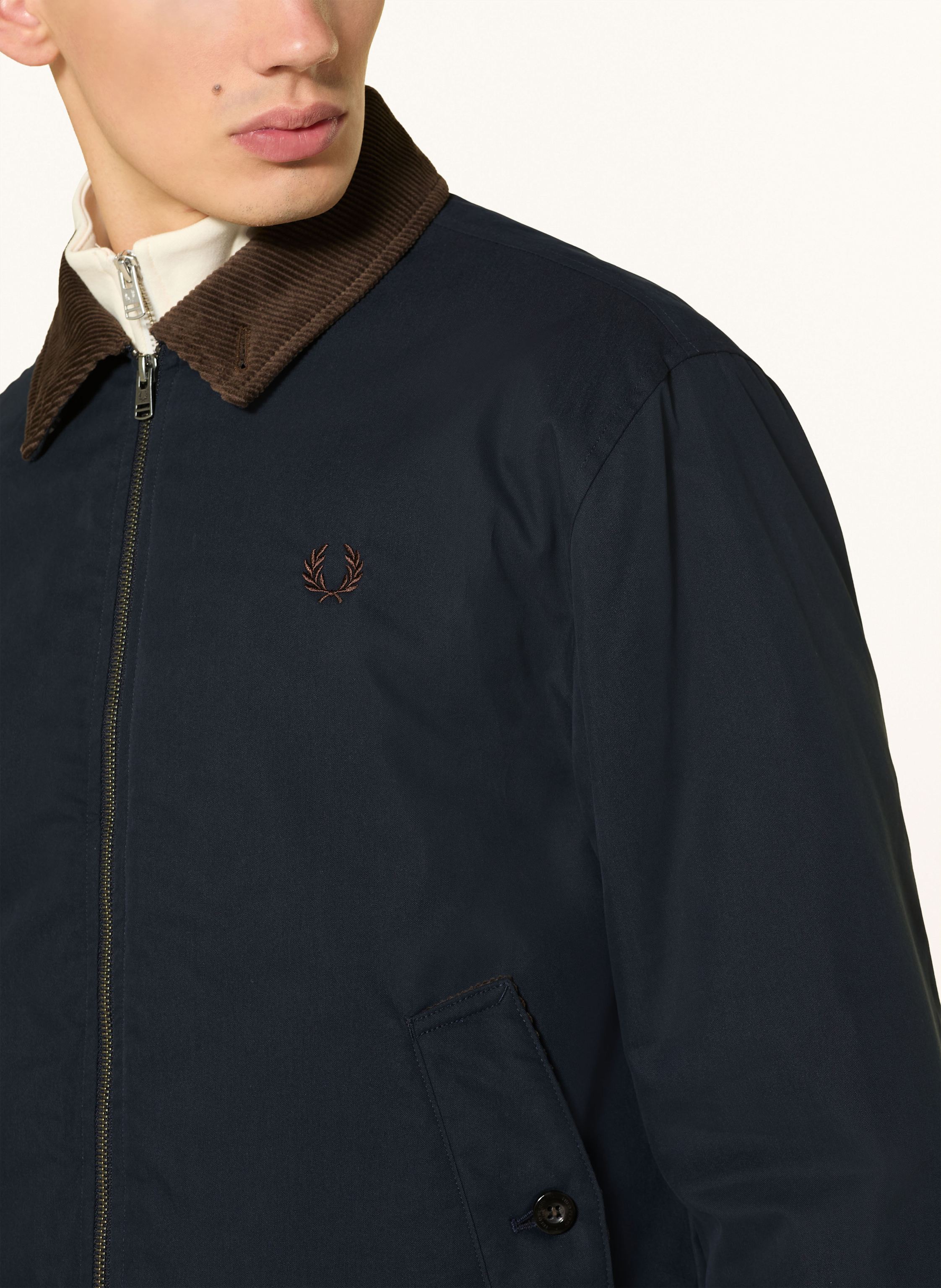 Thumbnail - Fred Perry Jacke blau