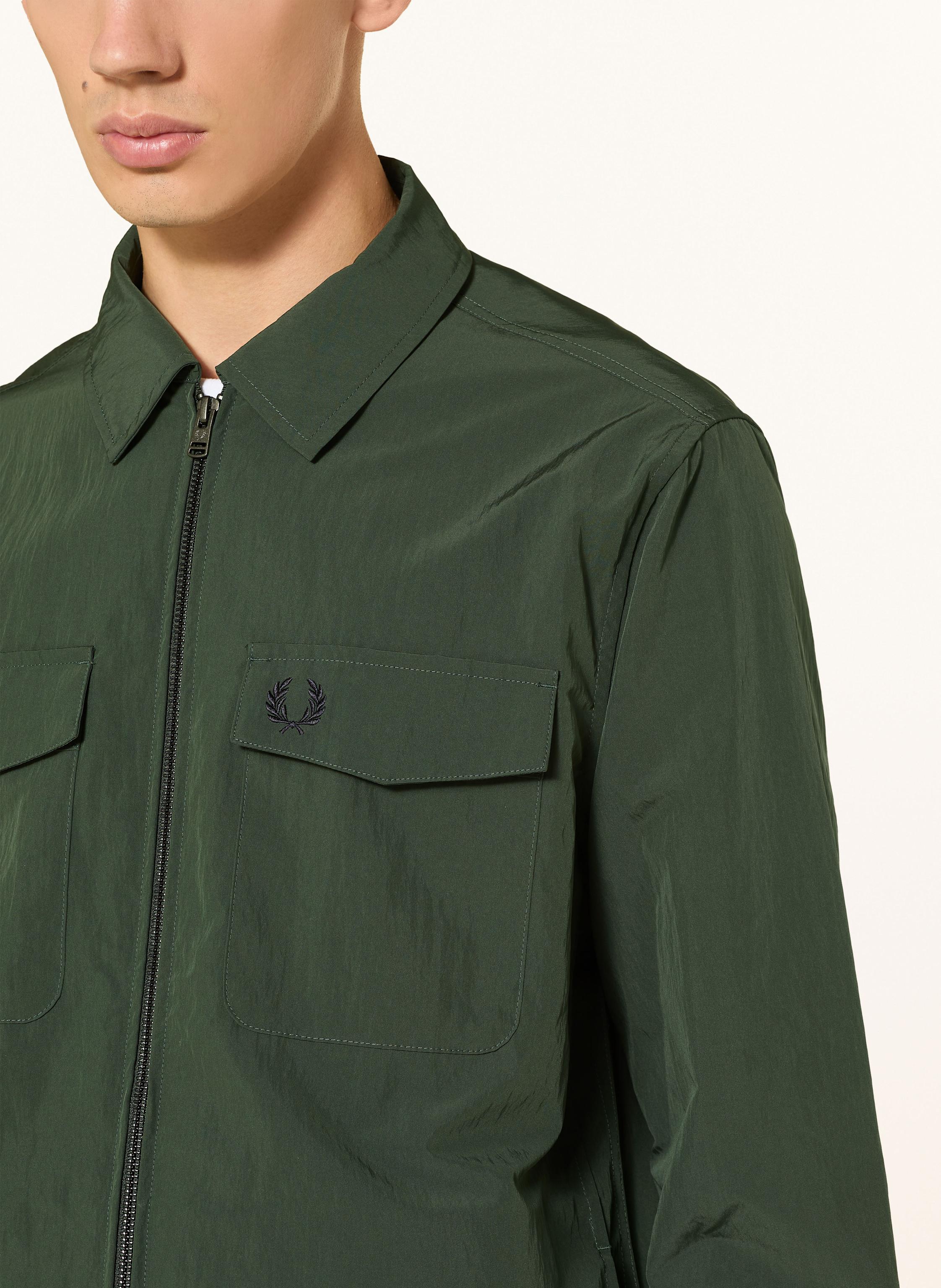 Thumbnail - Fred Perry Overjacket gruen