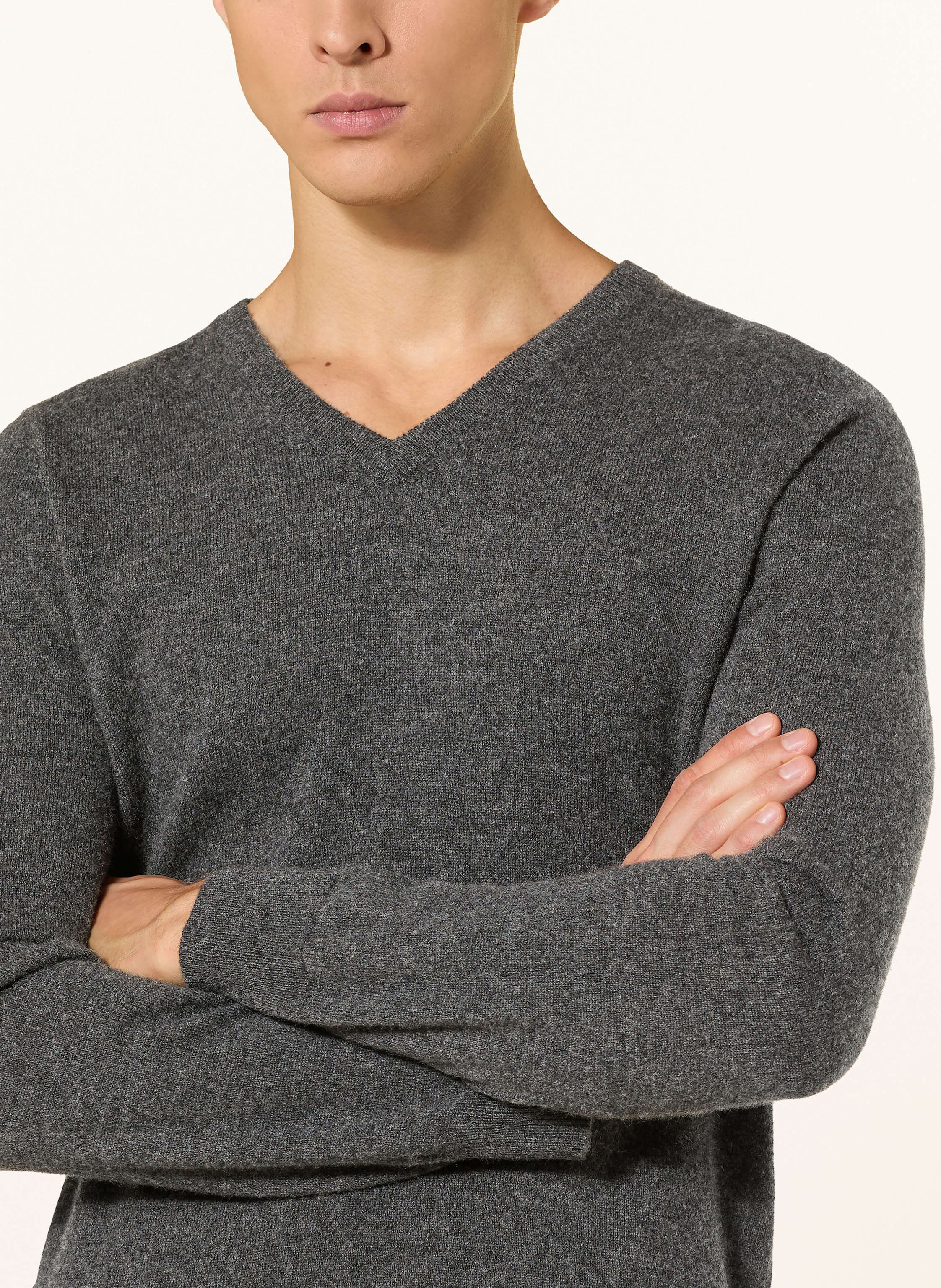 Thumbnail - Ftc Cashmere Cashmere-Pullover grau