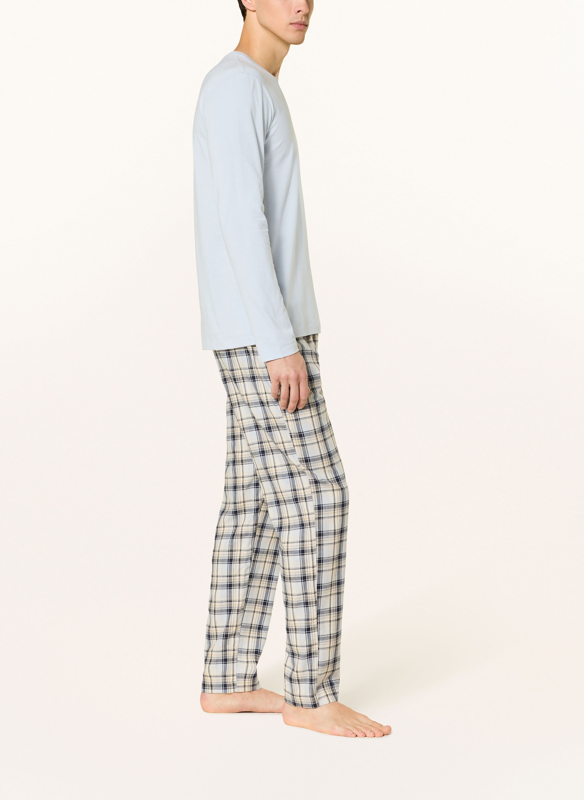 Thumbnail - Hanro Schlafhose Cozy Comfort Aus Flanell beige