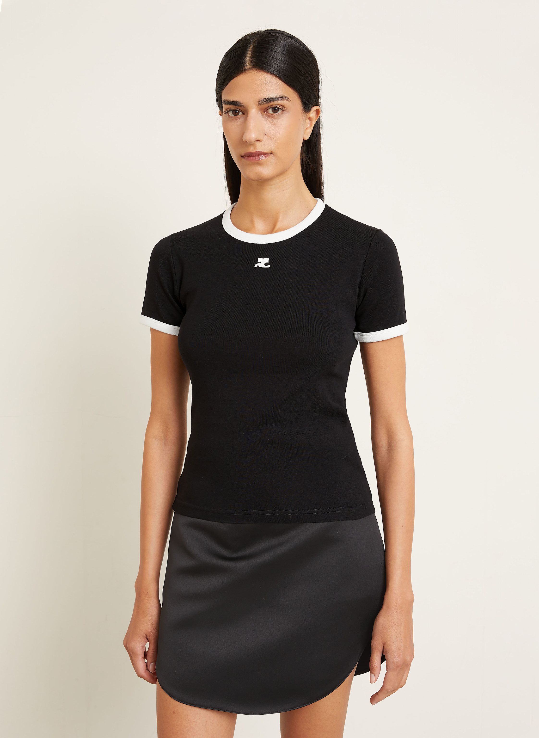 Thumbnail - Courrèges T-Shirt schwarz