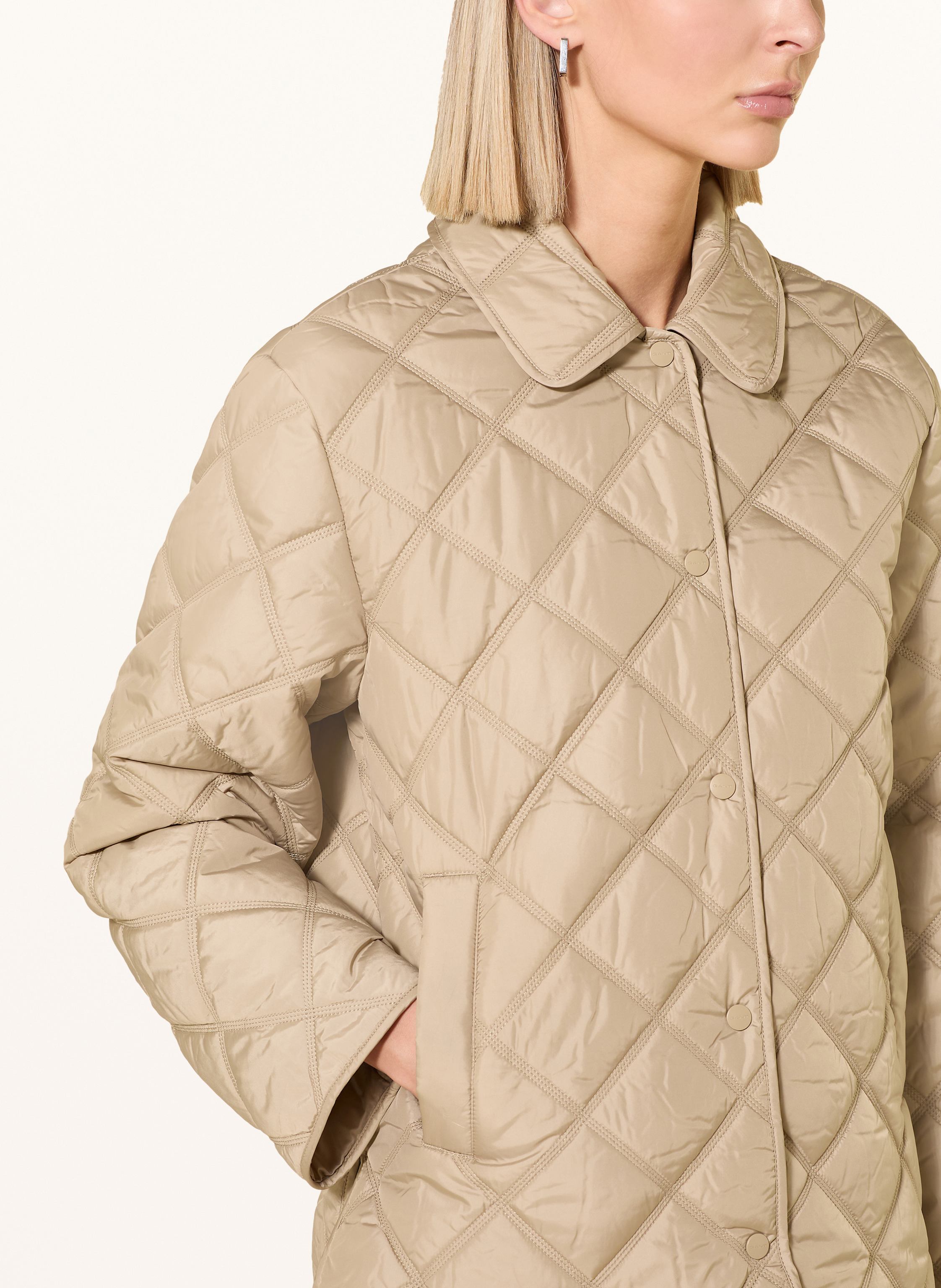 Thumbnail - Gant Steppjacke beige