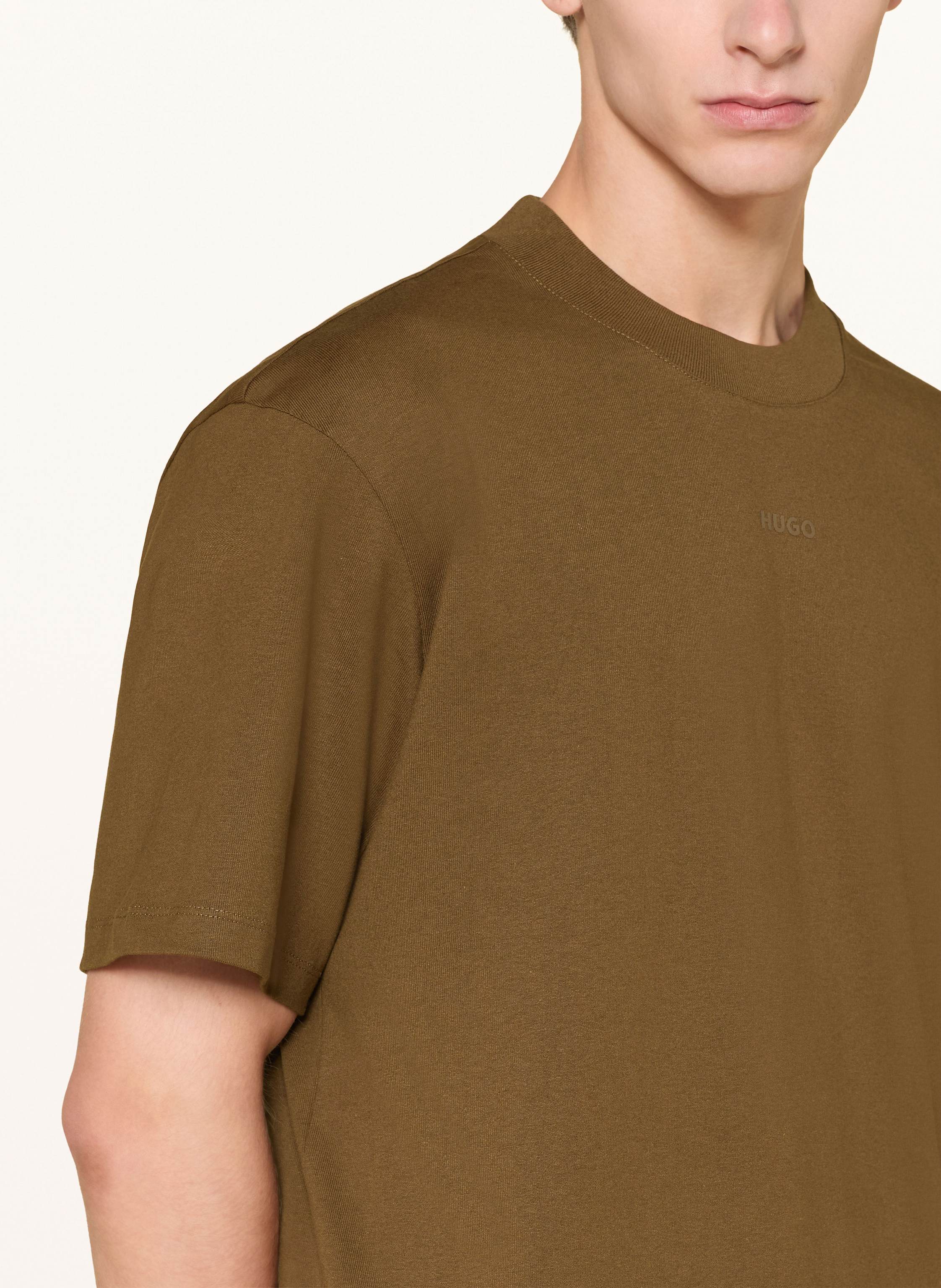 Thumbnail - Hugo T-Shirt Dapolino braun