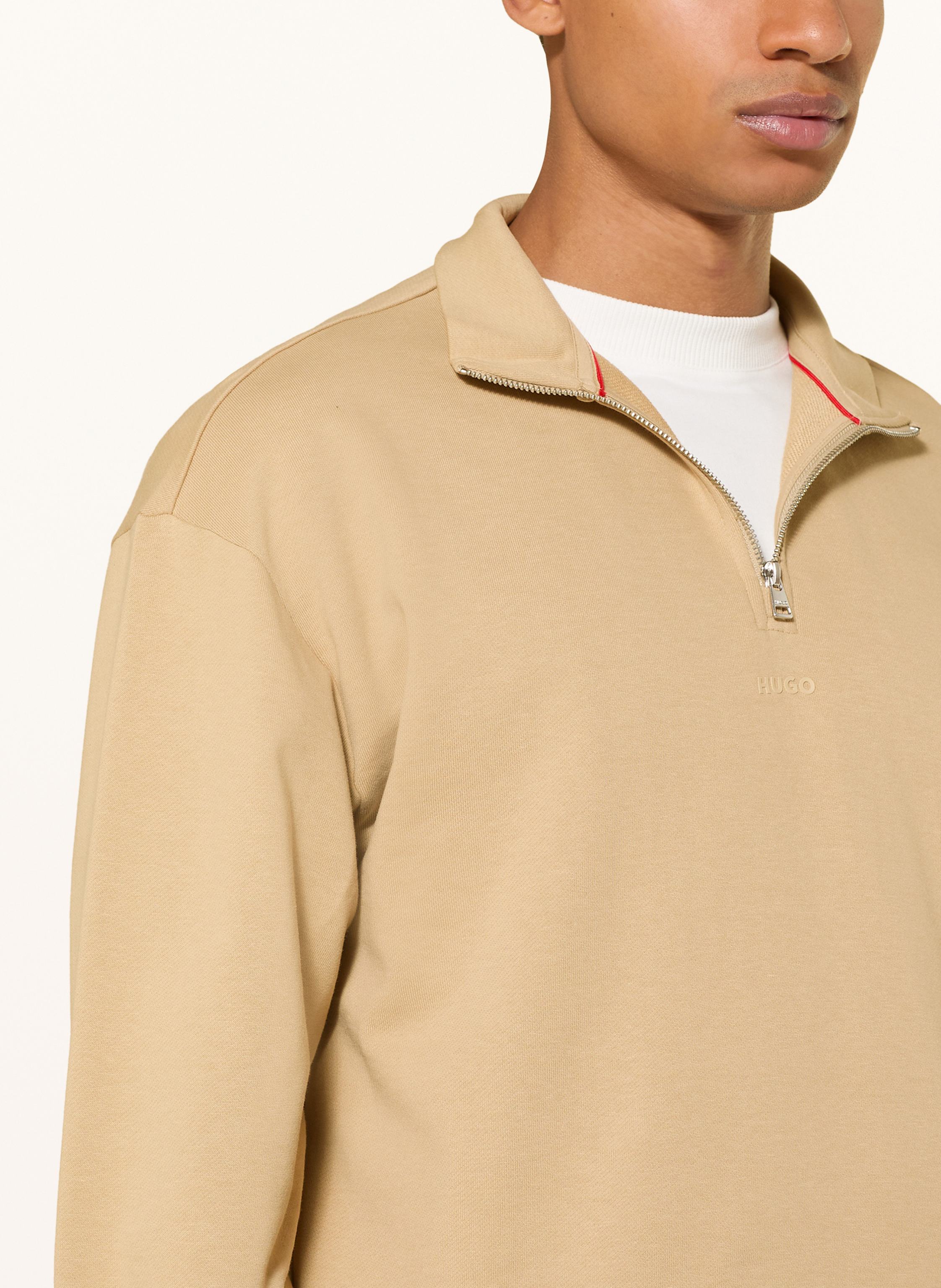 Thumbnail - Hugo Sweat-Troyer Durty beige