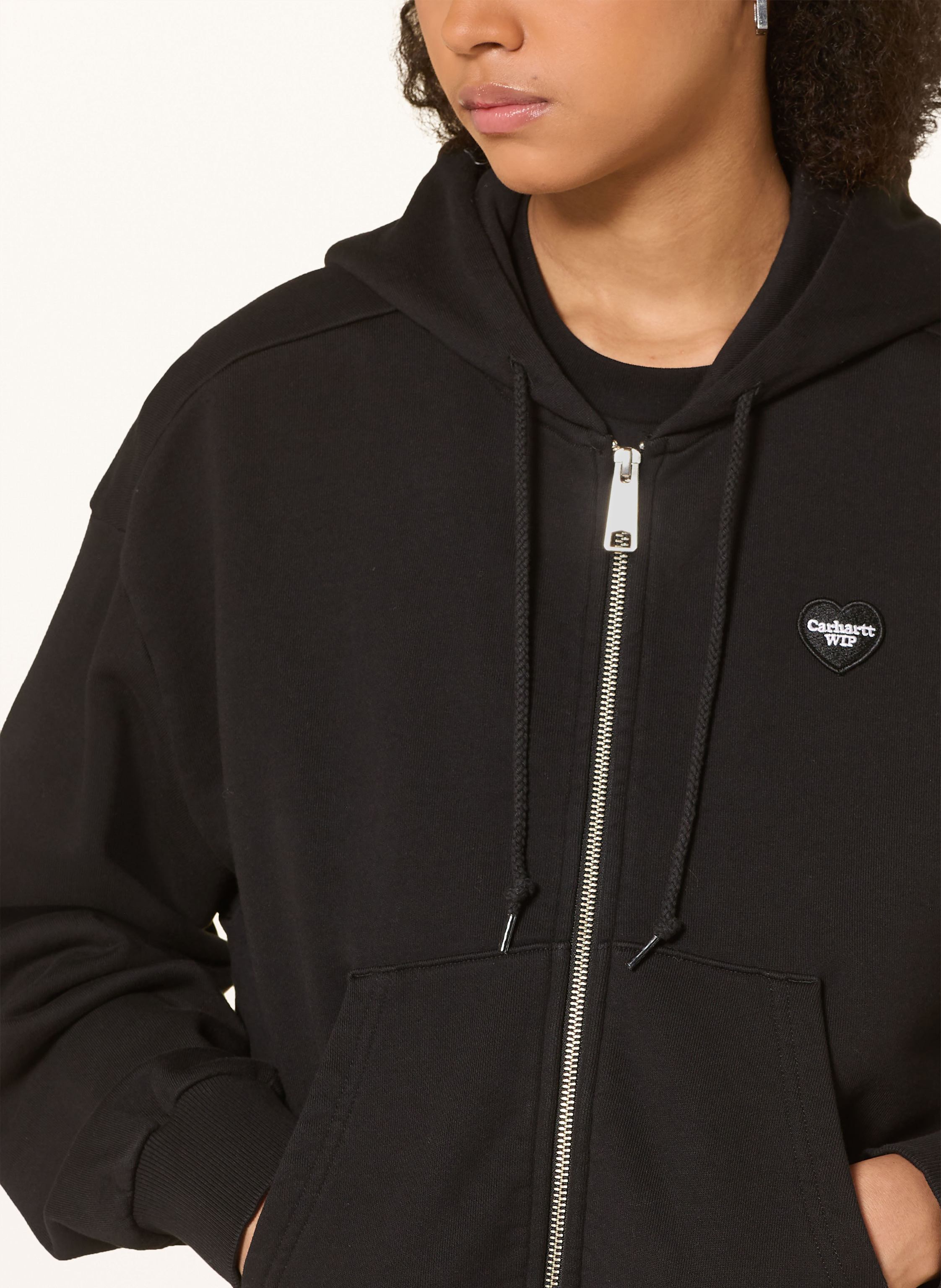 Thumbnail - Carhartt Wip Sweatjacke W' Hodded Heart schwarz