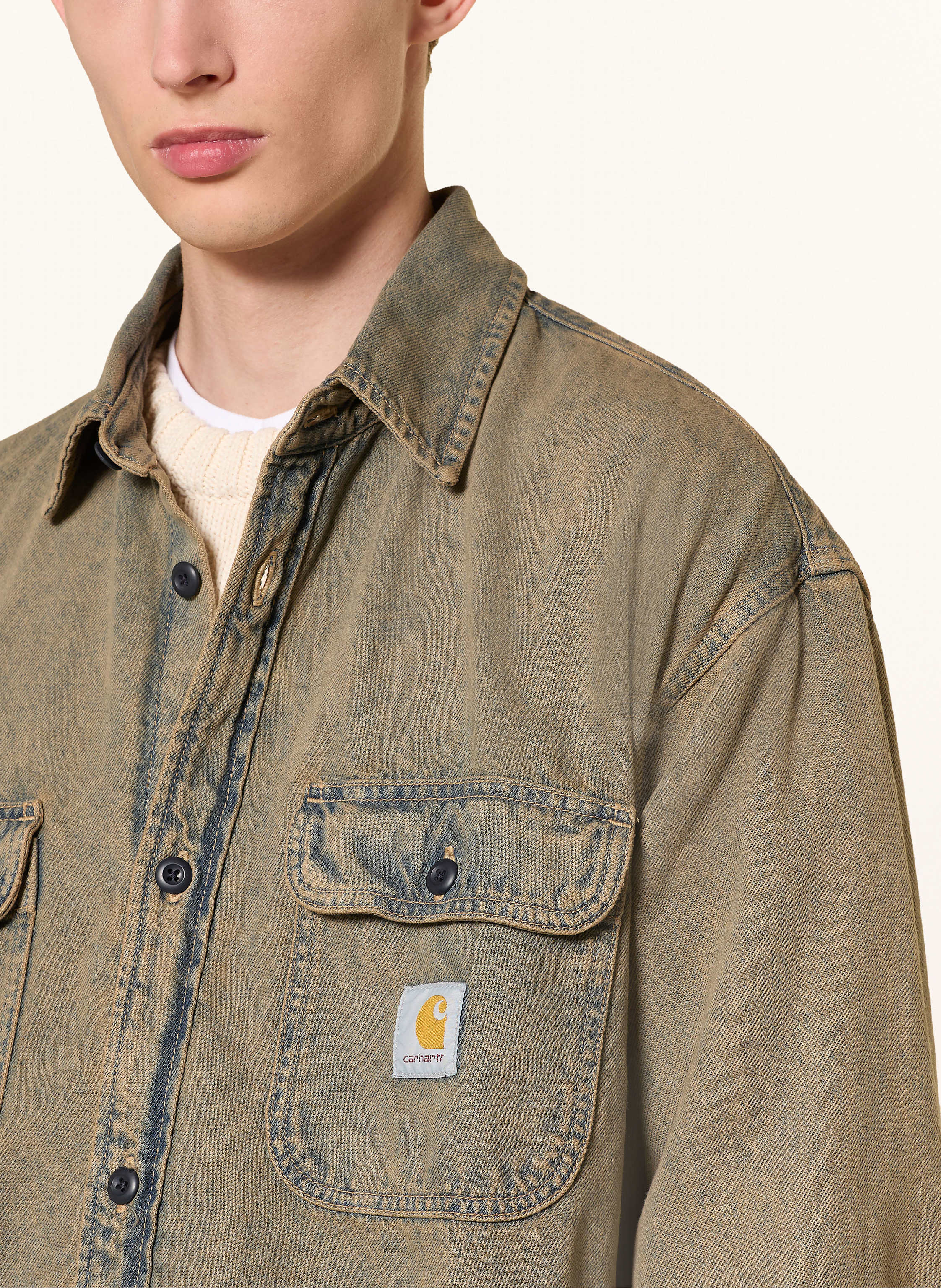 Thumbnail - Carhartt Wip Jeans-Overjacket Tigan blau