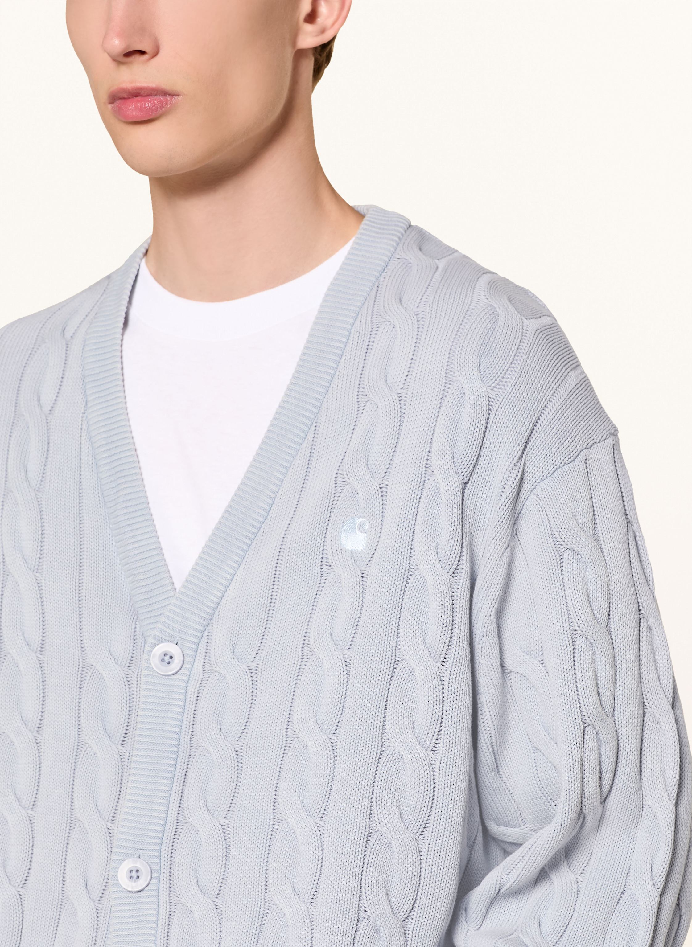 Thumbnail - Carhartt Wip Strickjacke Carter blau