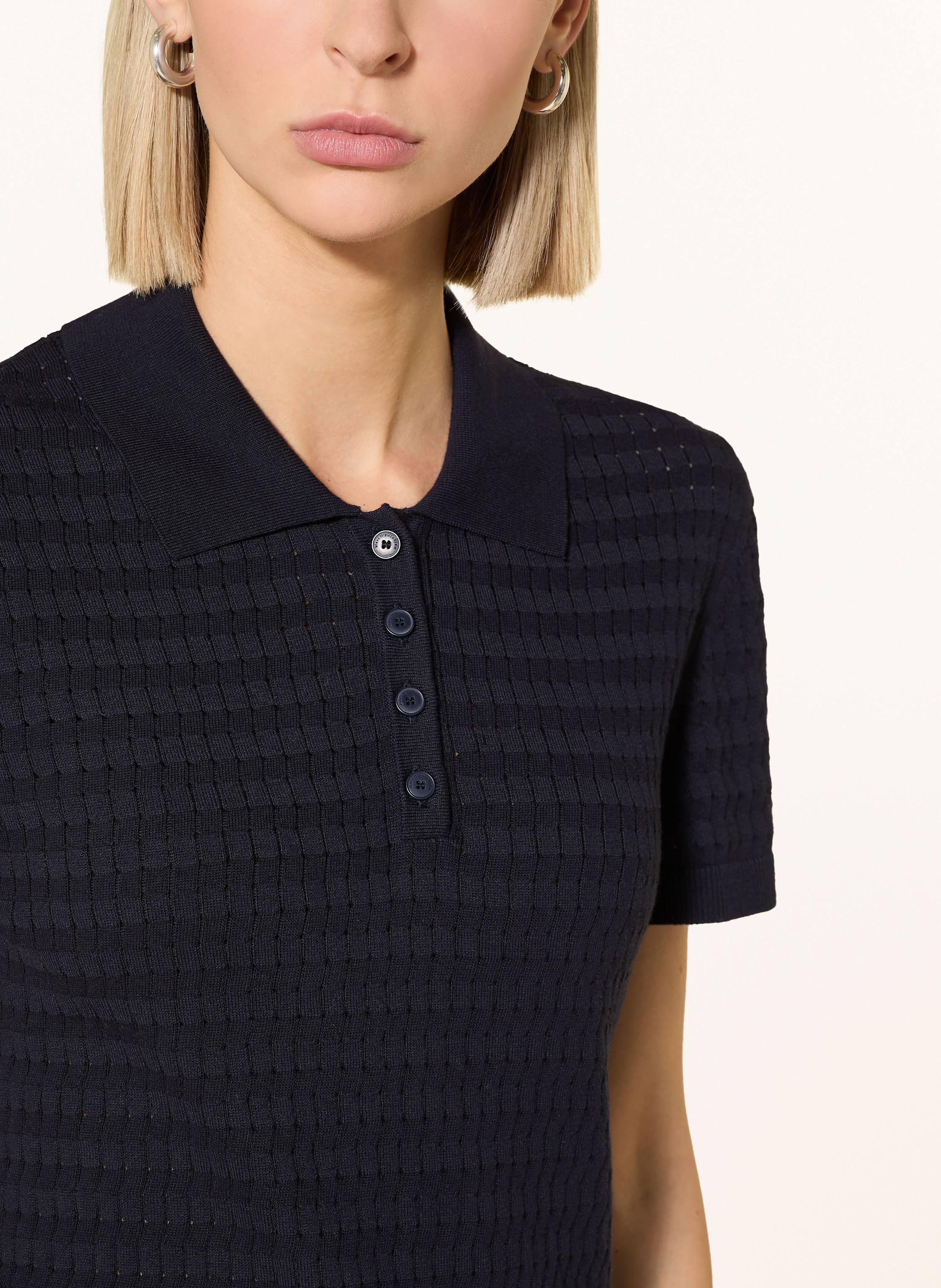 Thumbnail - Marc O'polo Denim Strick-Poloshirt blau