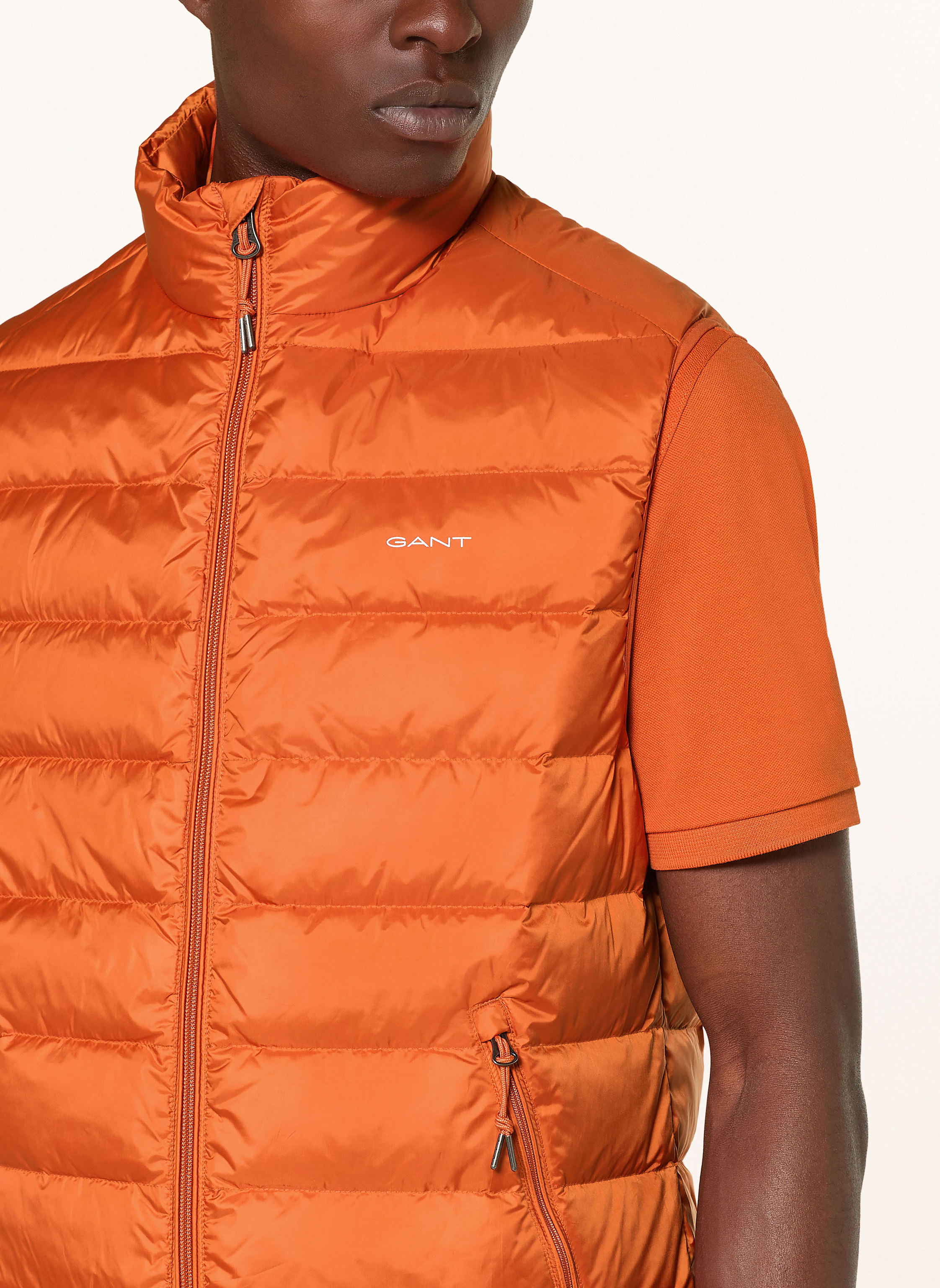 Thumbnail - Gant Lightweight-Daunenweste orange