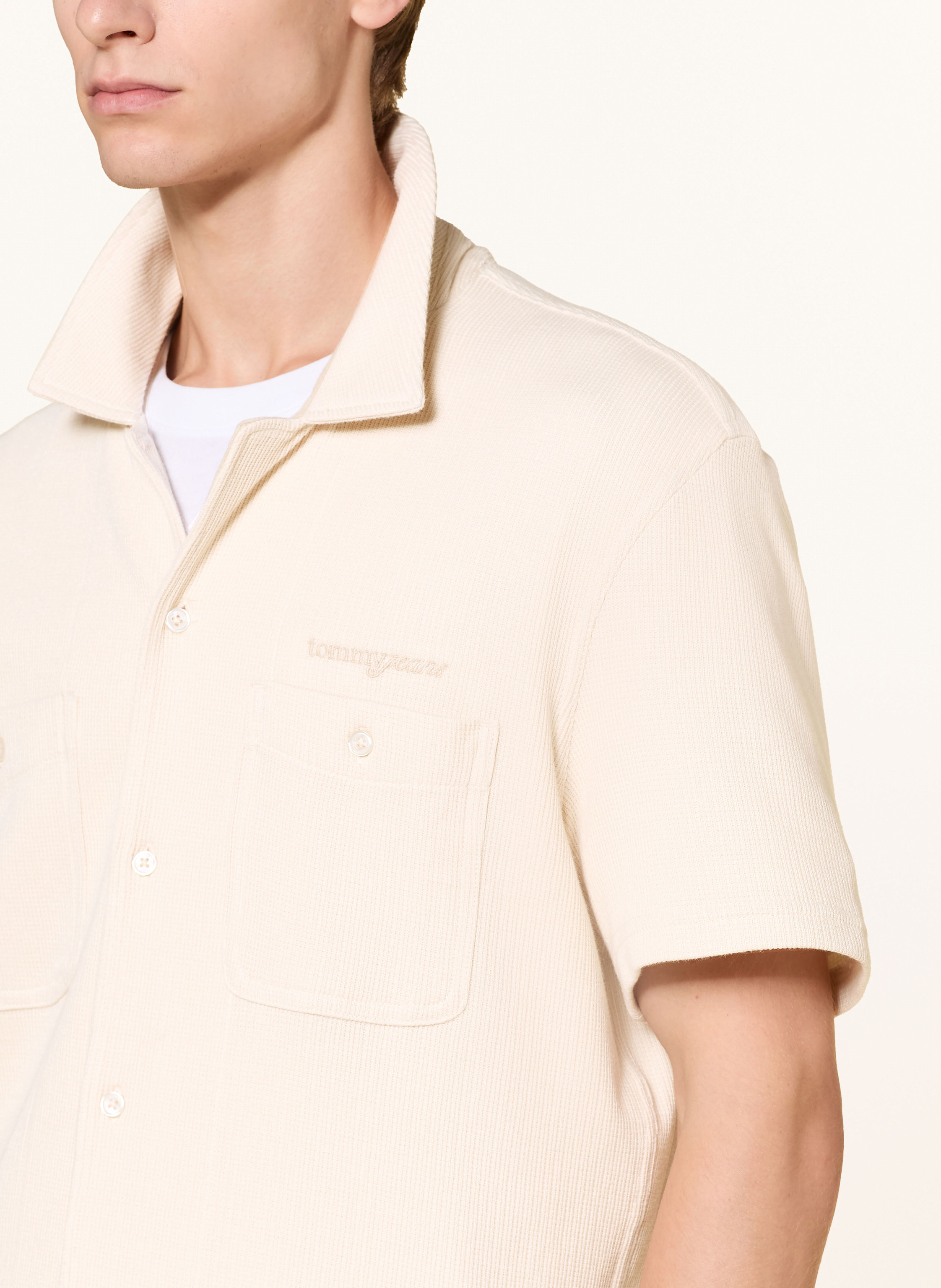 Thumbnail - Tommy Jeans Resorthemd Regular Fit beige