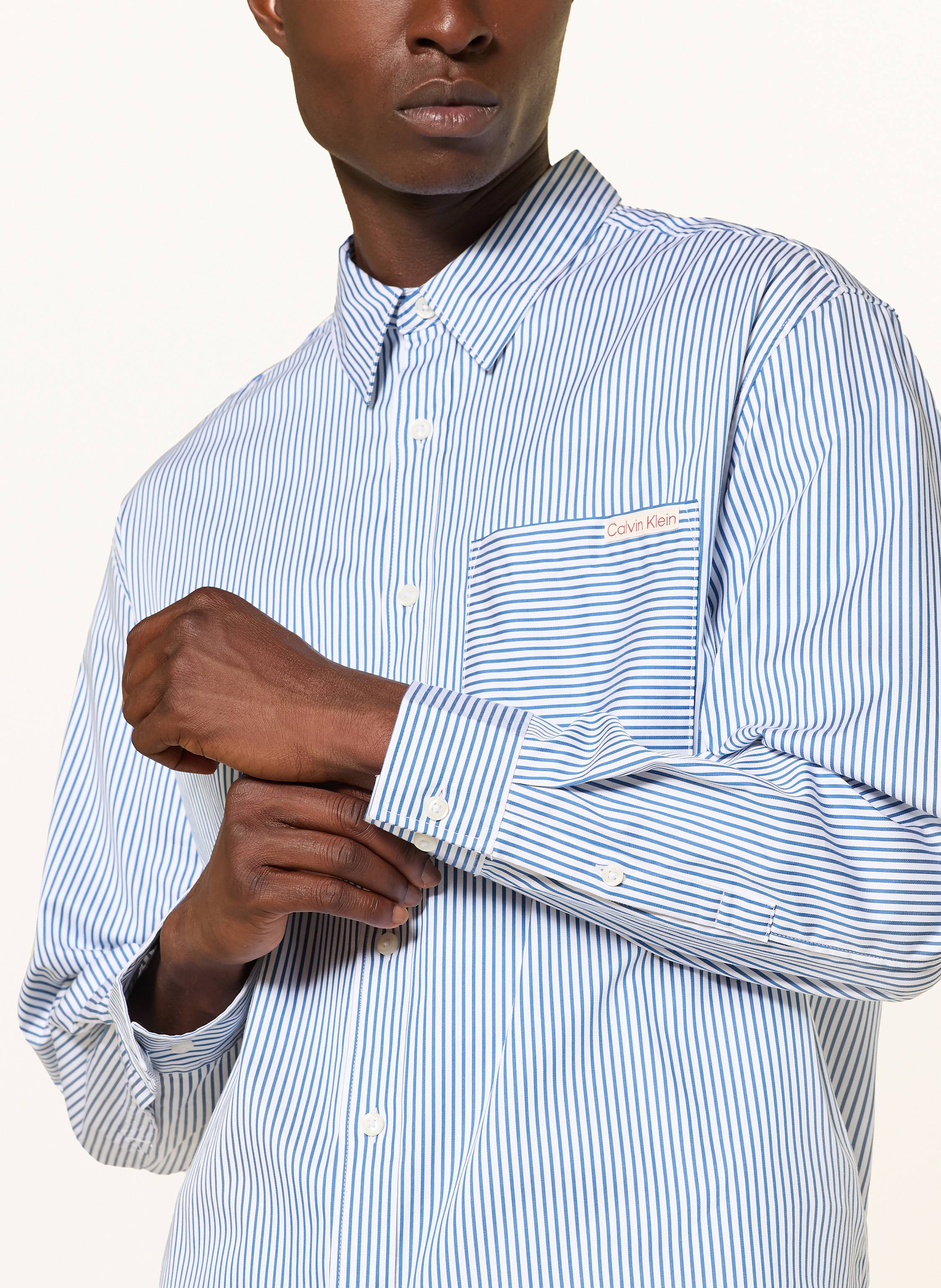 Thumbnail - Calvin Klein Jeans Hemd Relaxed Fit weiss