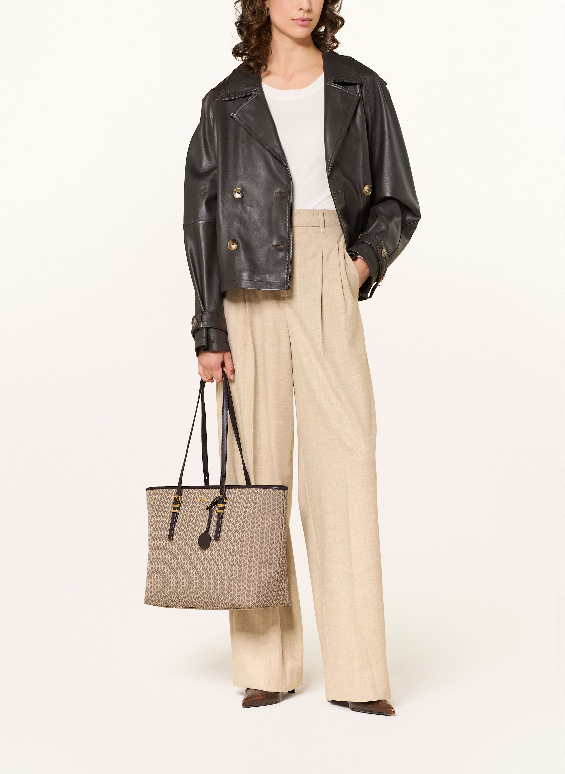 Thumbnail - Michael Kors Shopper Quinn Large beige