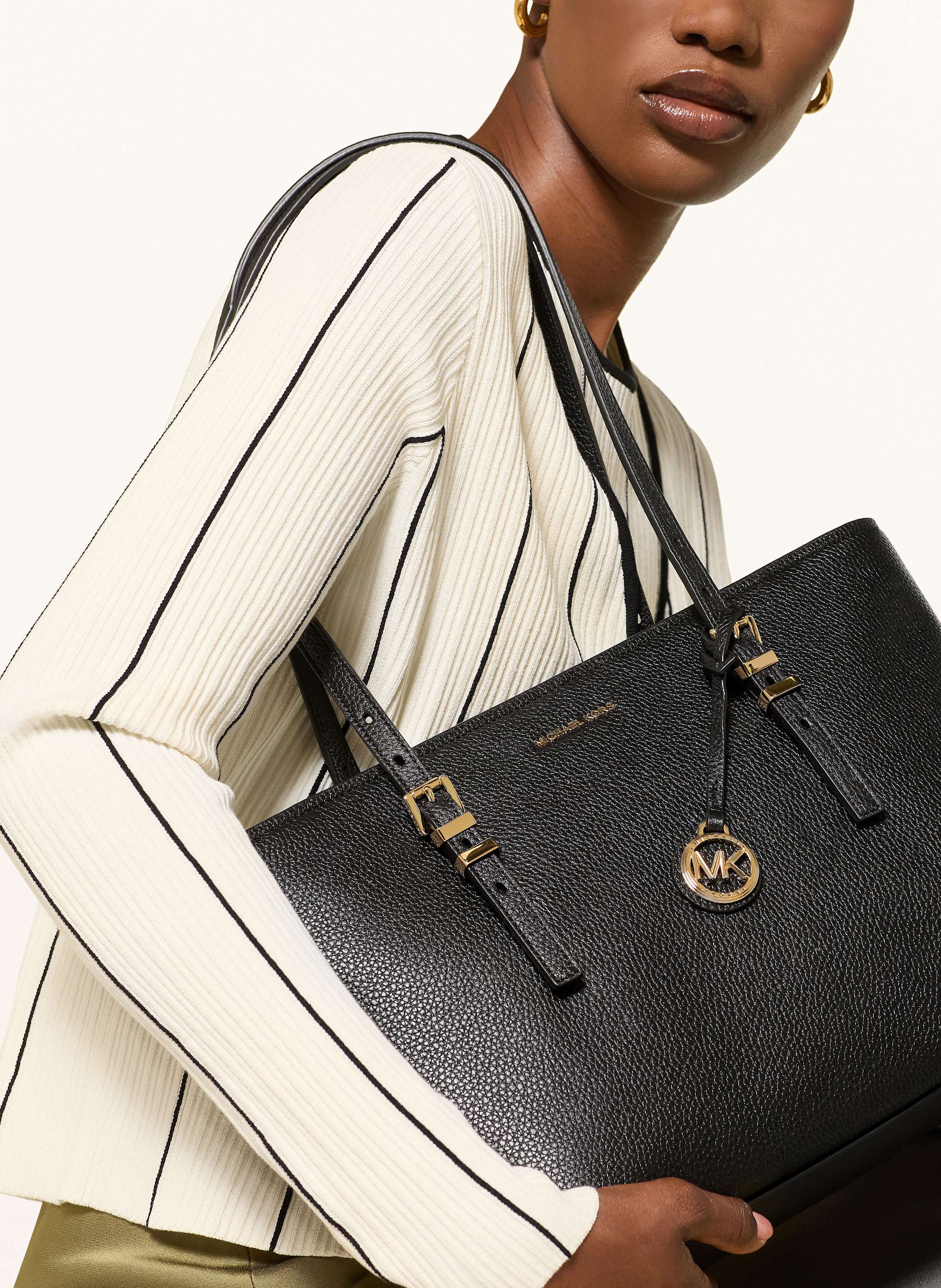 Thumbnail - Michael Kors Shopper Quinn Medium schwarz
