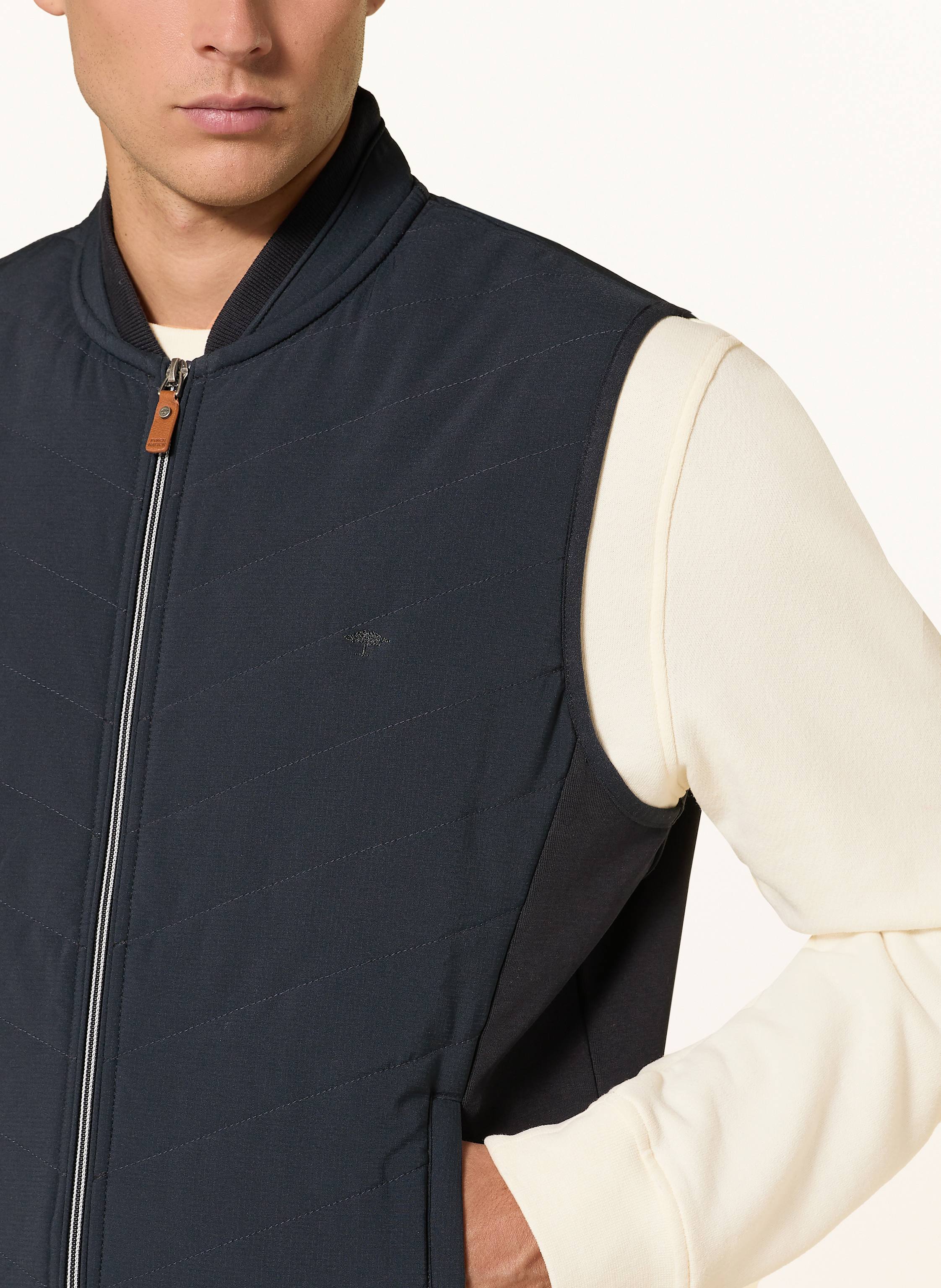 Thumbnail - Fynch-Hatton Weste Im Materialmix blau