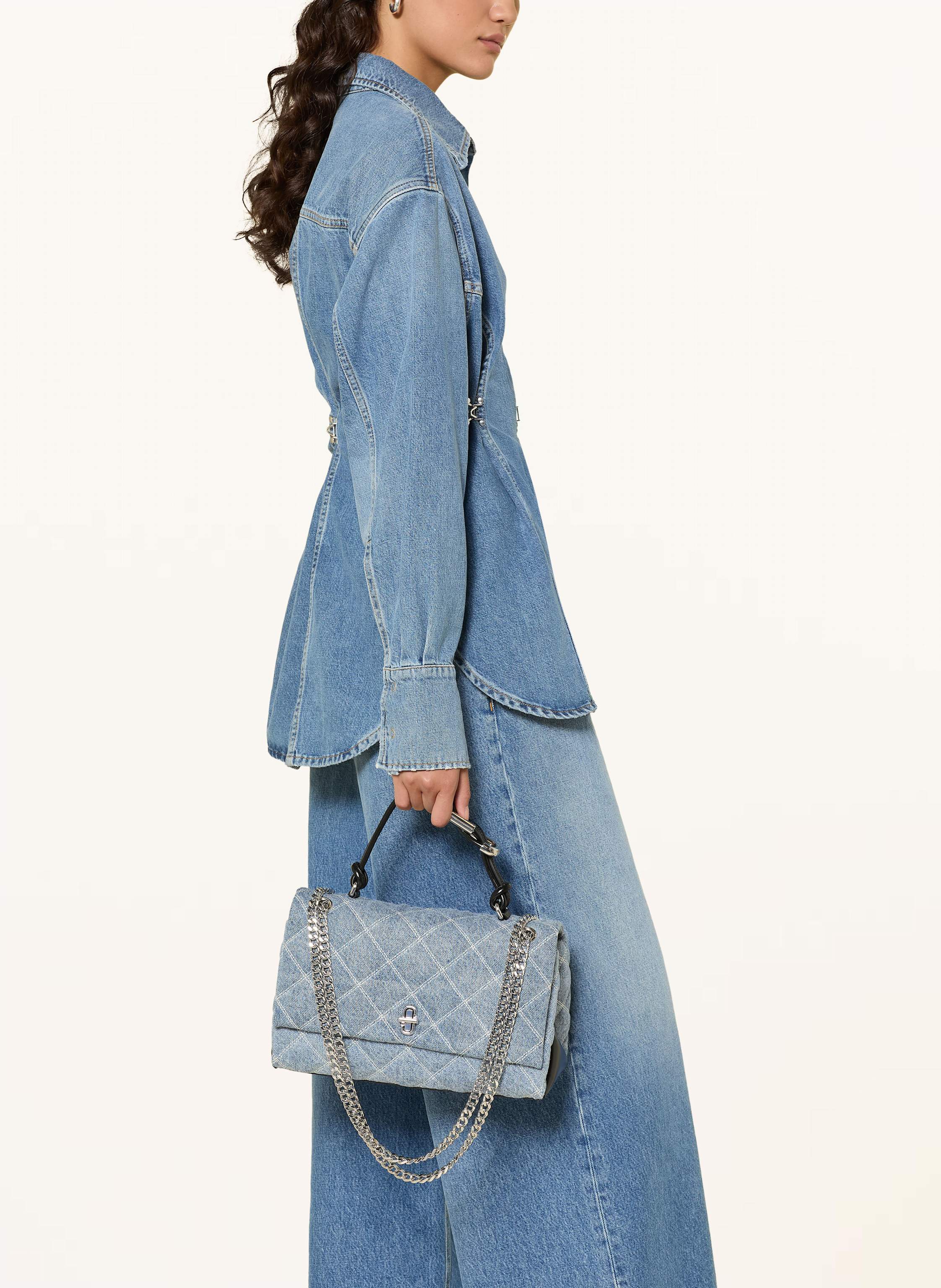 Thumbnail - Marc Jacobs Handtasche The Dual Chain Large blau