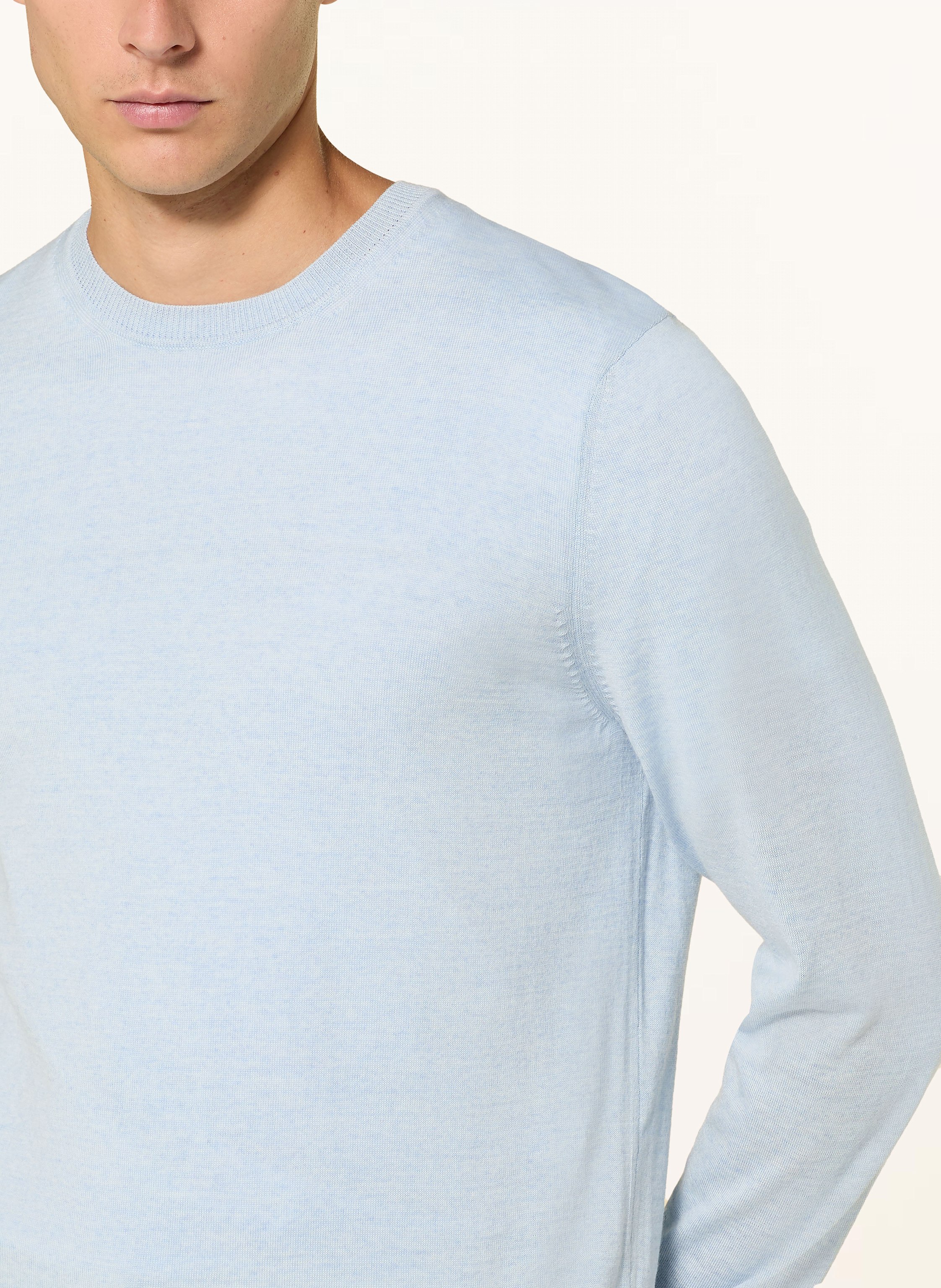 Thumbnail - Tommy Hilfiger Pullover Aus Merinowolle blau