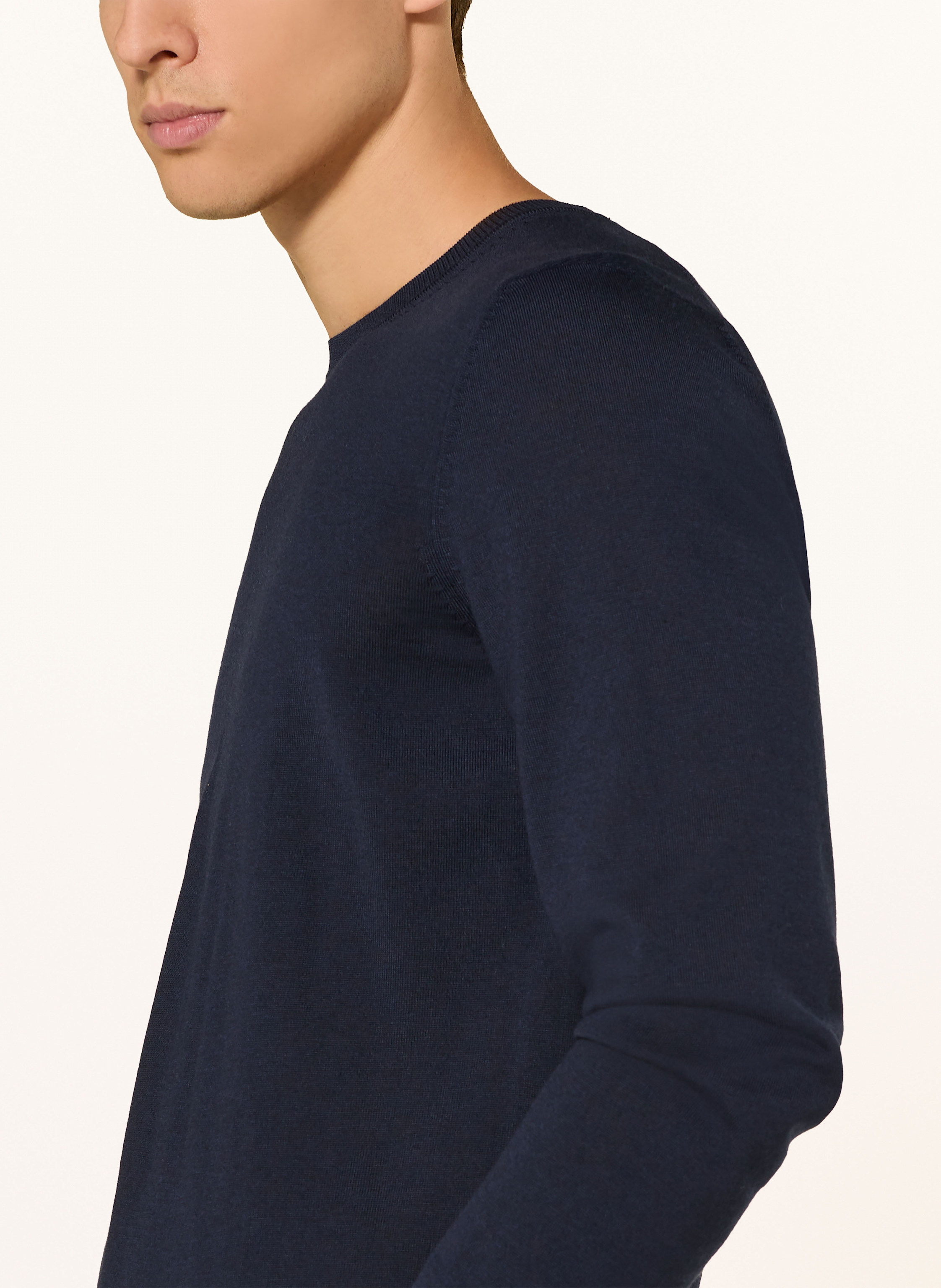 Thumbnail - Tommy Hilfiger Pullover Aus Merinowolle blau
