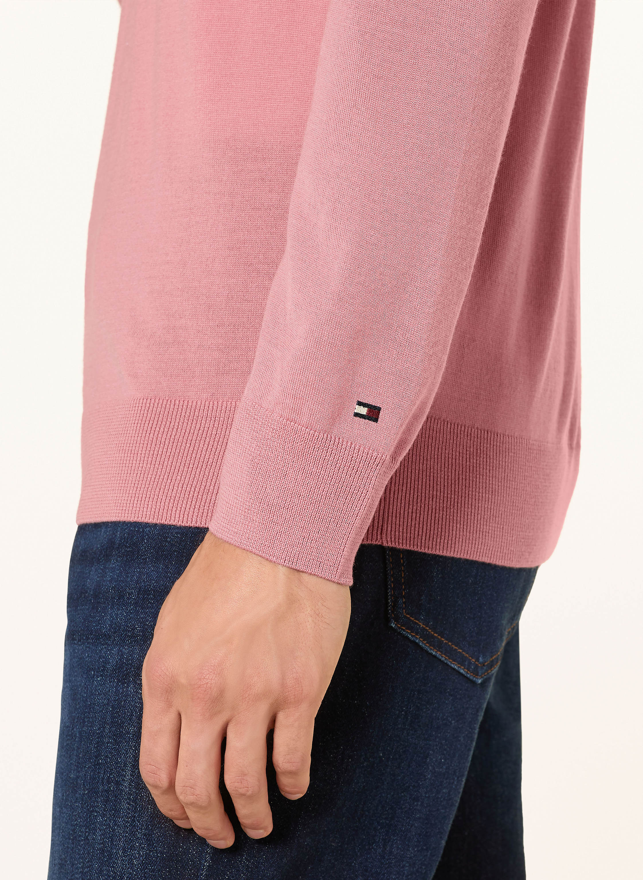 Thumbnail - Tommy Hilfiger Pullover Aus Merinowolle rosa