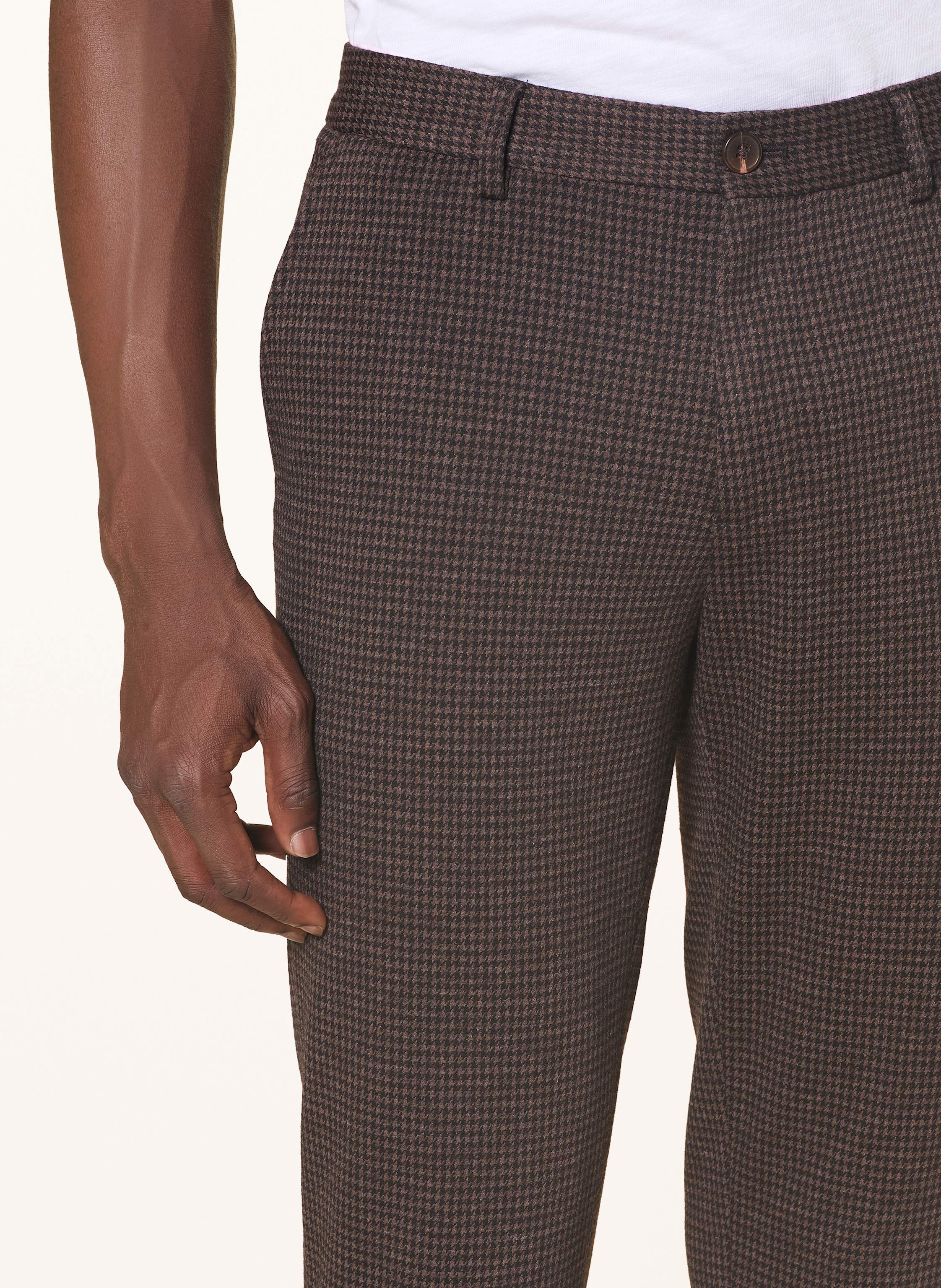 Thumbnail - Scotch & Soda Jerseyhose Mott Super Slim Fit braun