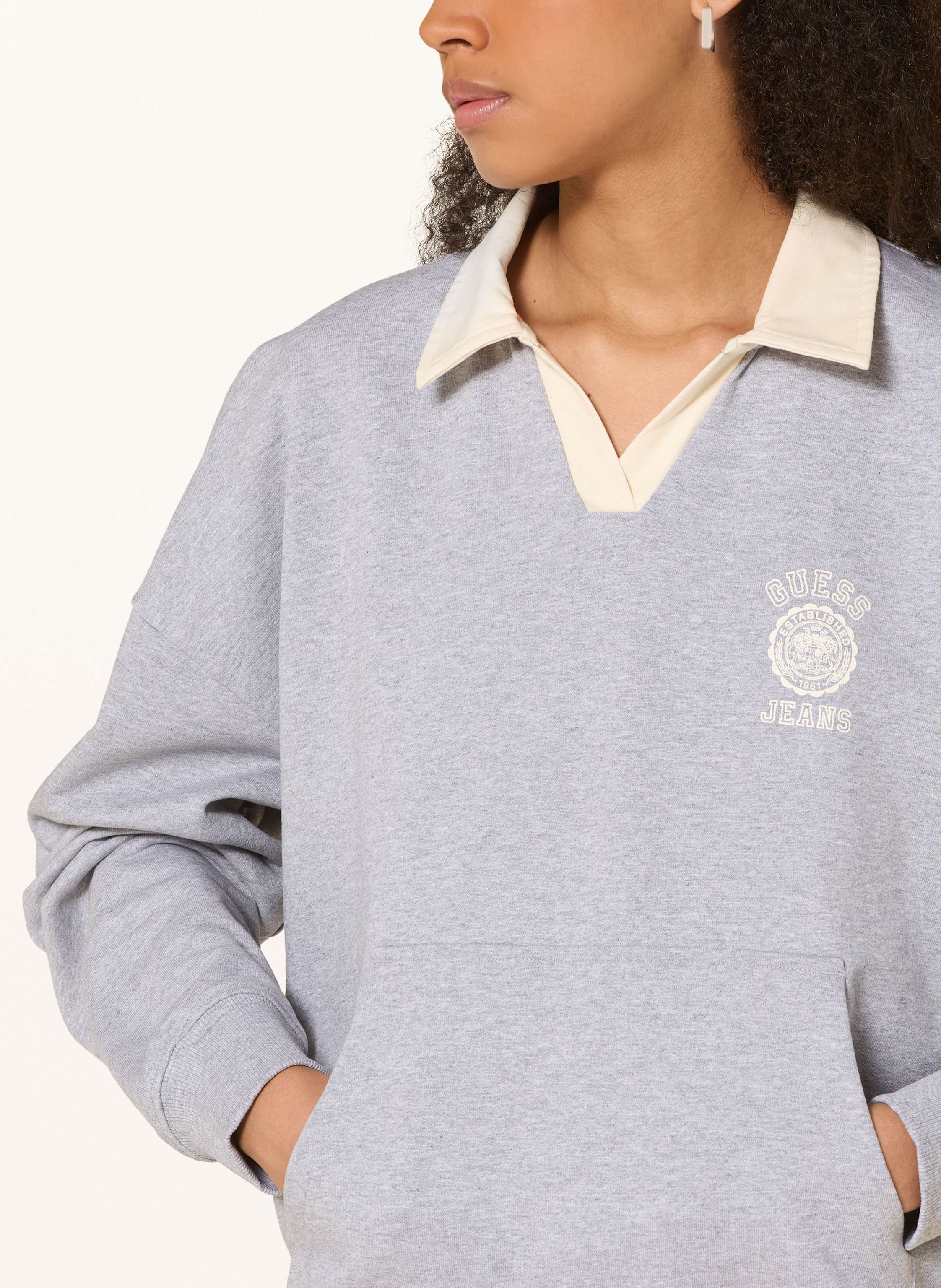 Thumbnail - Guess Jeans Sweatshirt grau