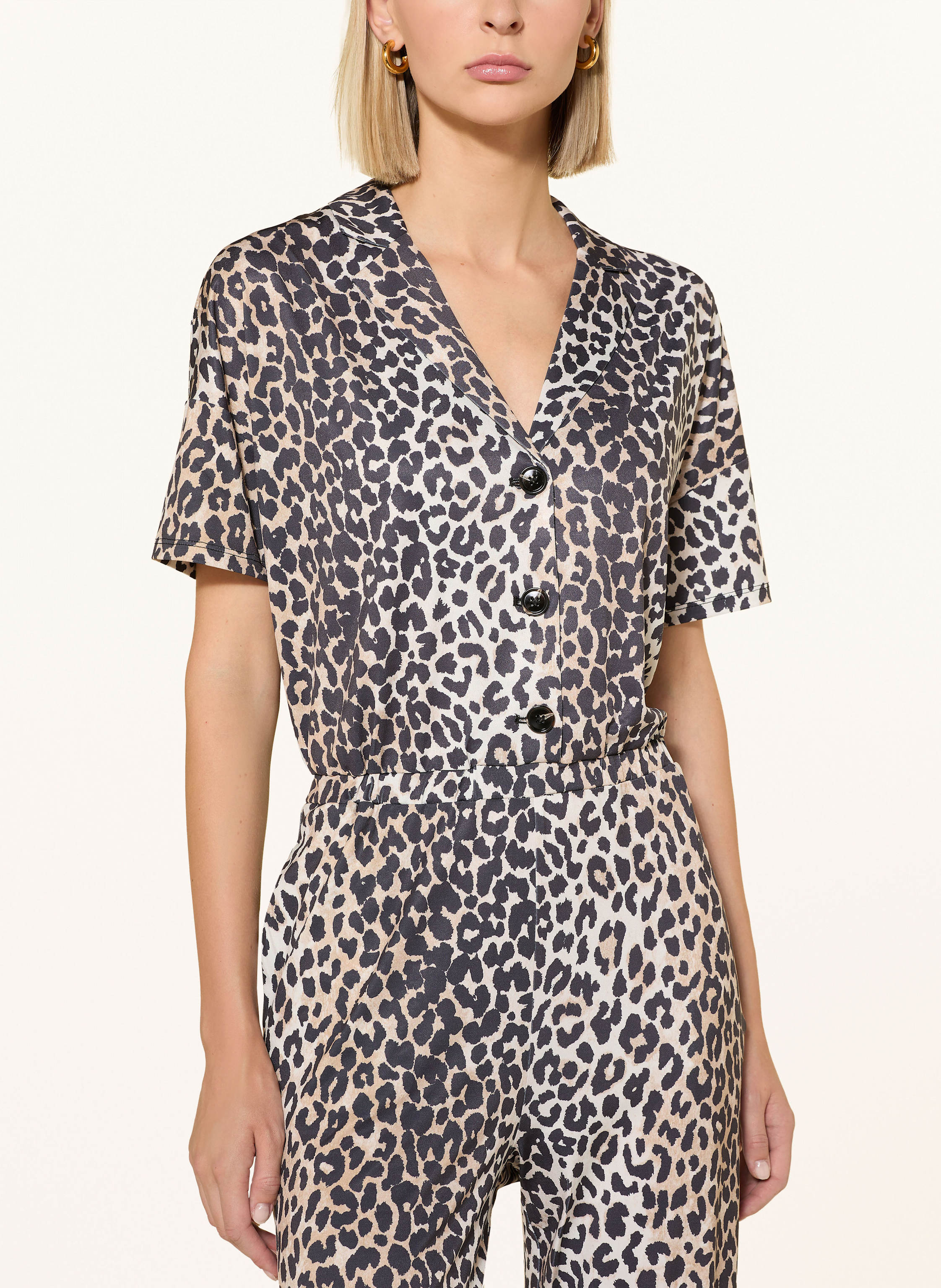 Thumbnail - Oui Jersey-Jumpsuit braun
