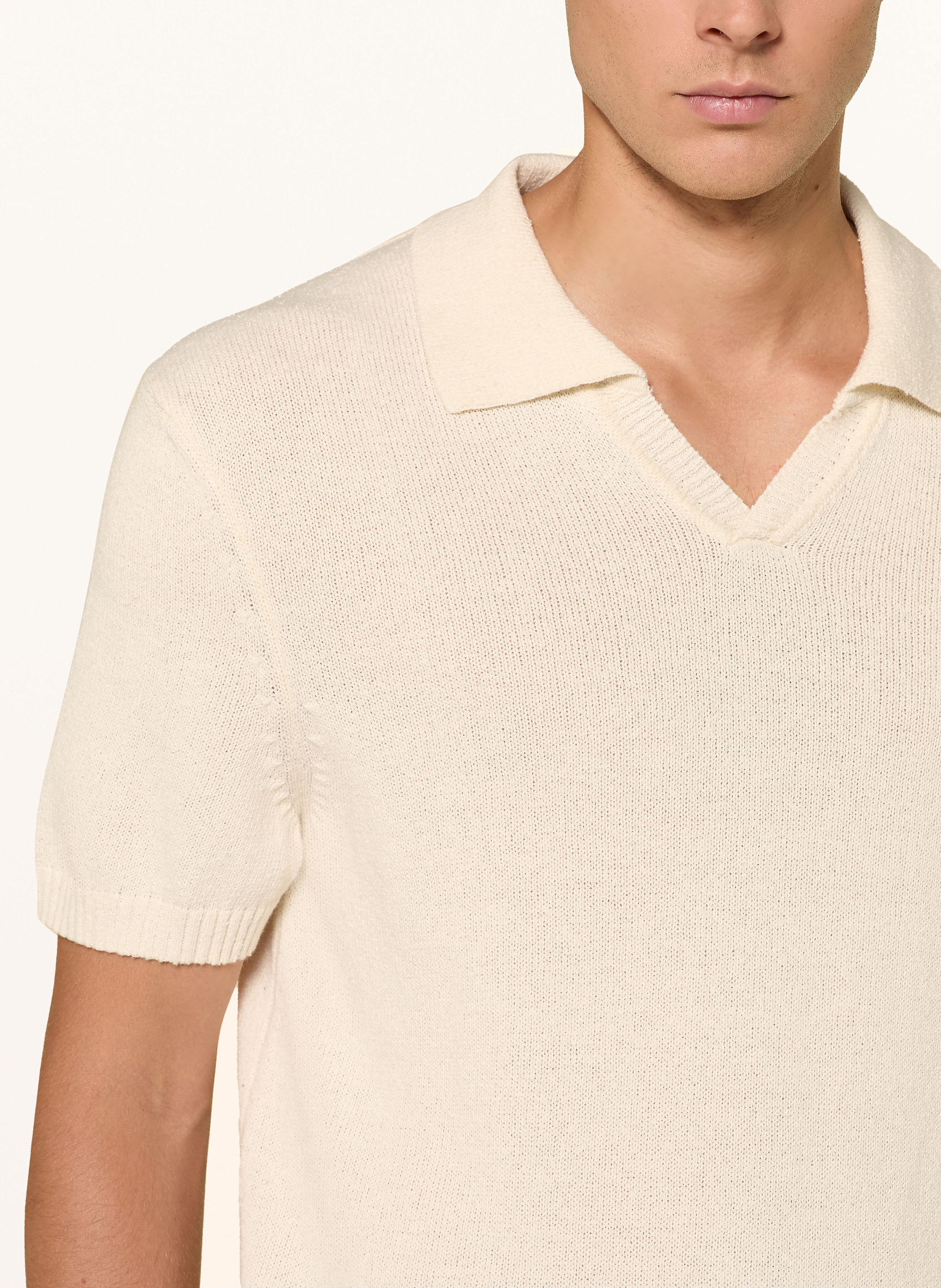 Thumbnail - Joop! Jeans Strick-Poloshirt Beloro beige