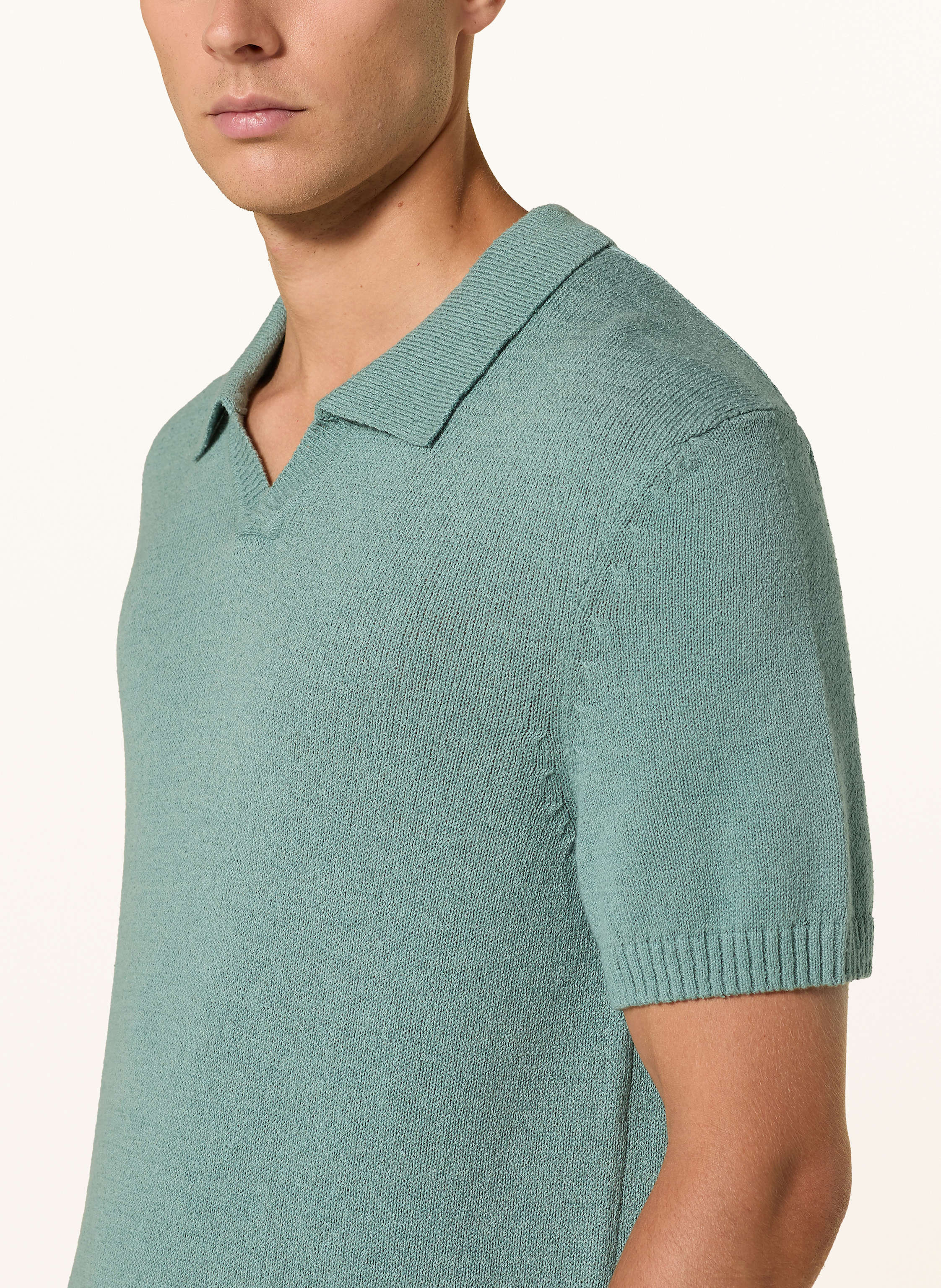 Thumbnail - Joop! Jeans Strick-Poloshirt Beloro gruen