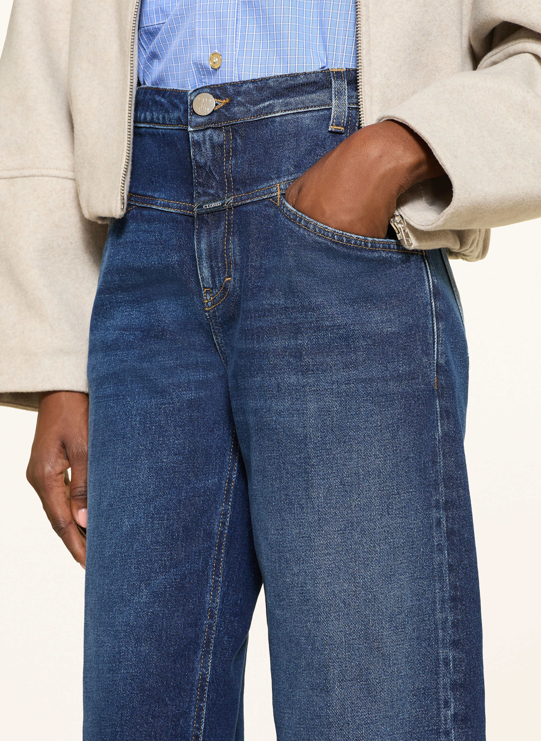 Thumbnail - Closed 7/8-Jeans Stover-X blau