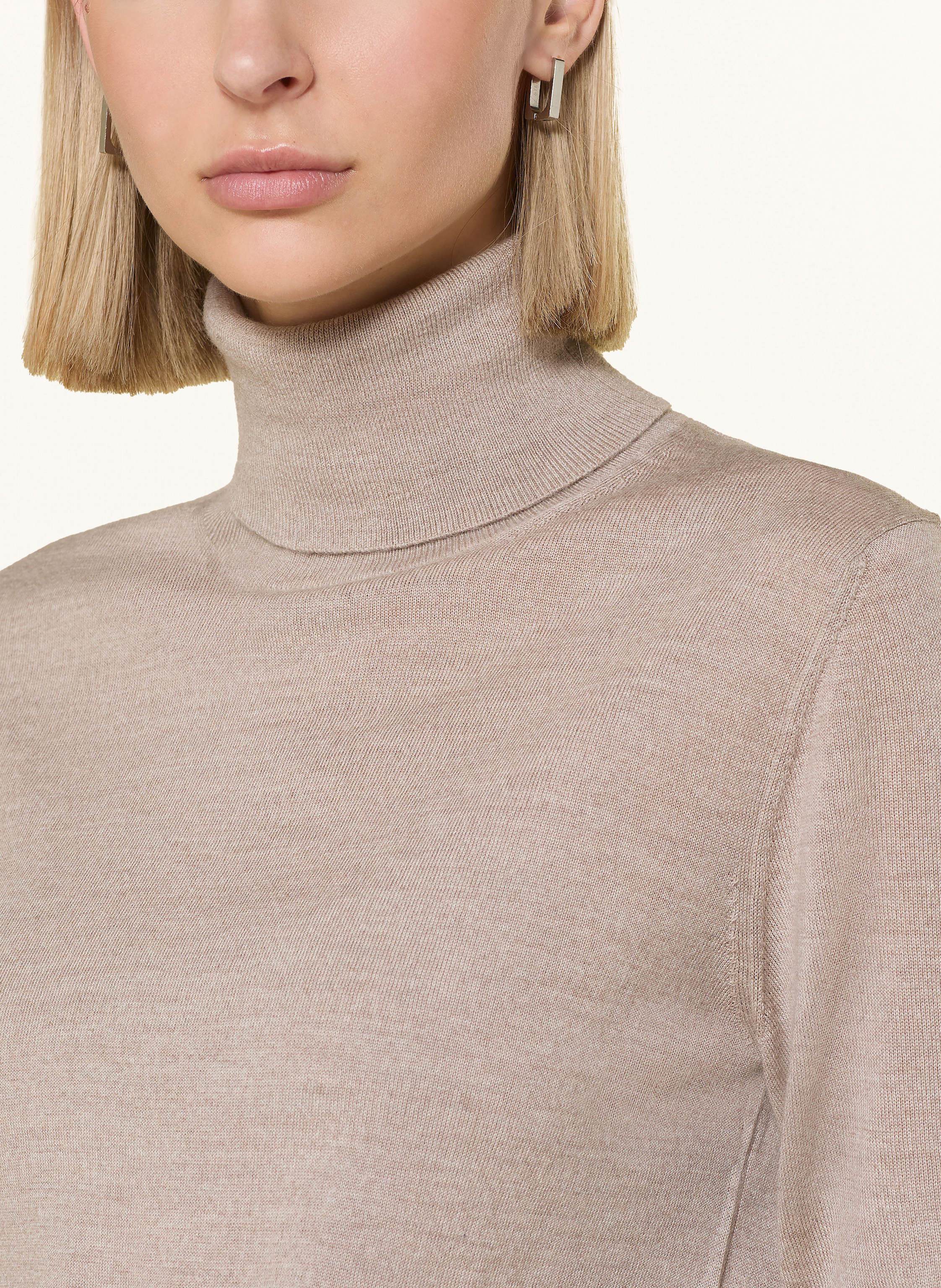 Thumbnail - Darling Harbour Rollkragenpullover beige