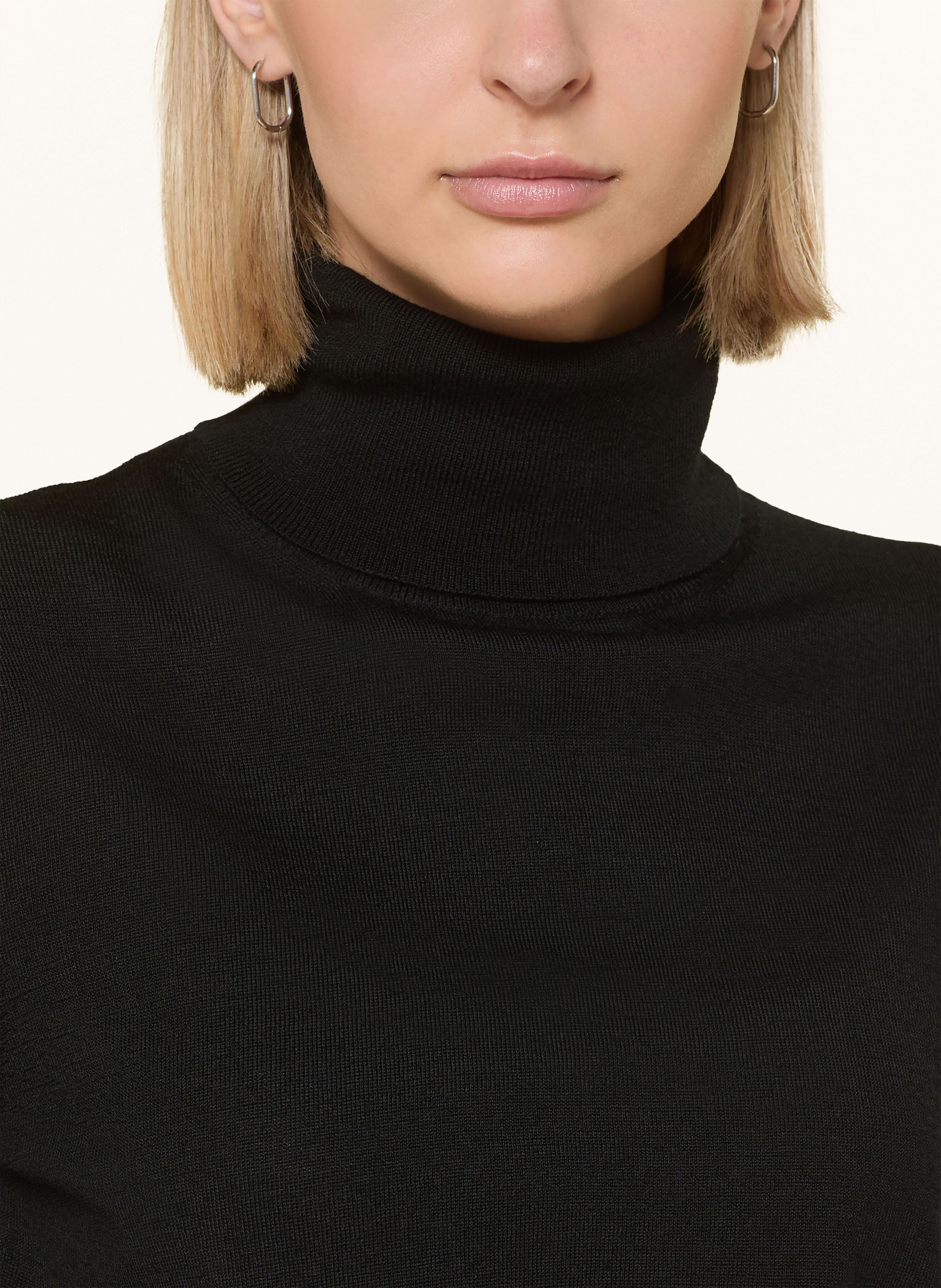 Thumbnail - Darling Harbour Rollkragenpullover schwarz