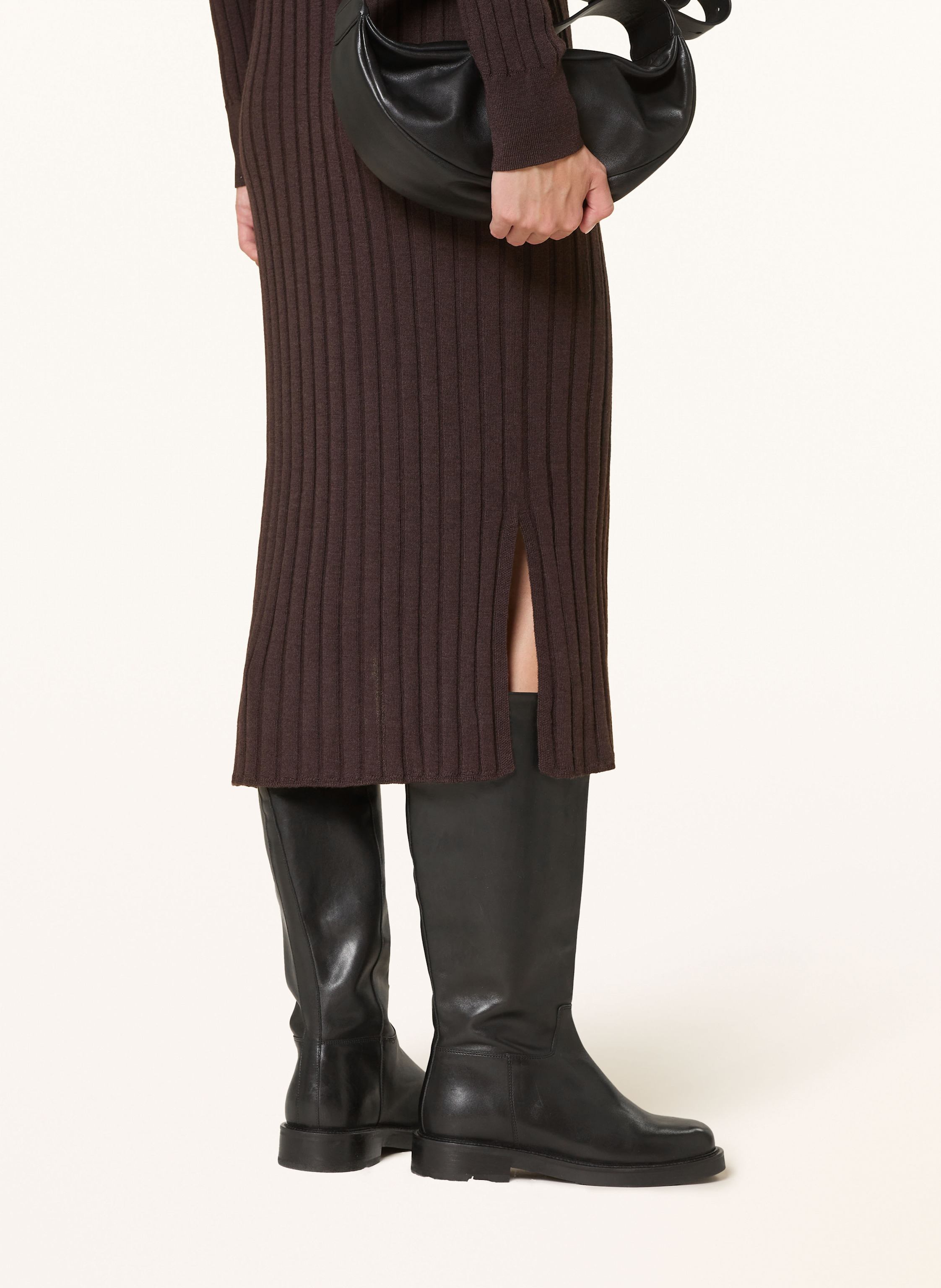 Thumbnail - Darling Harbour Strickkleid braun