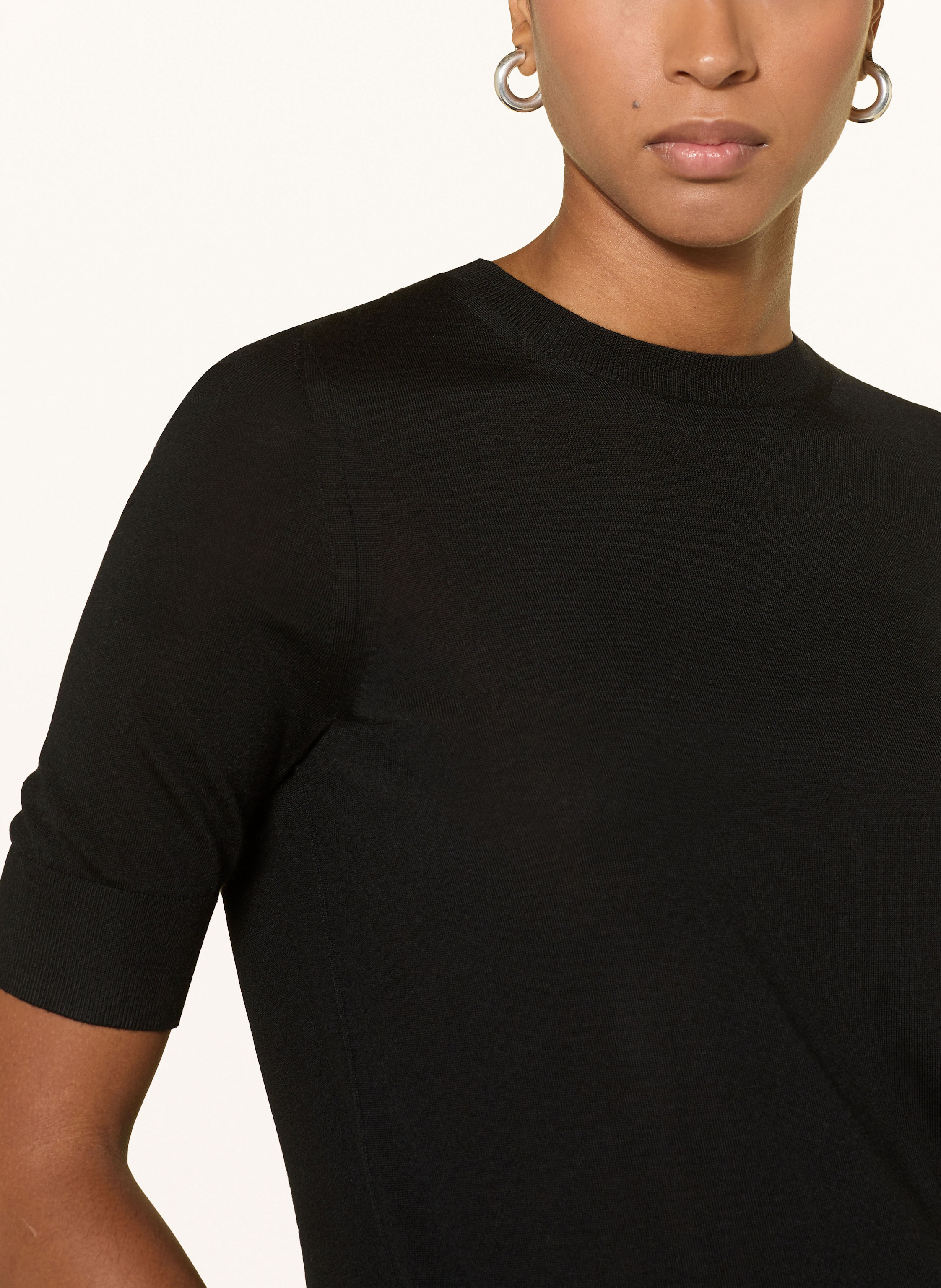 Thumbnail - Boss Strickshirt Farbella schwarz