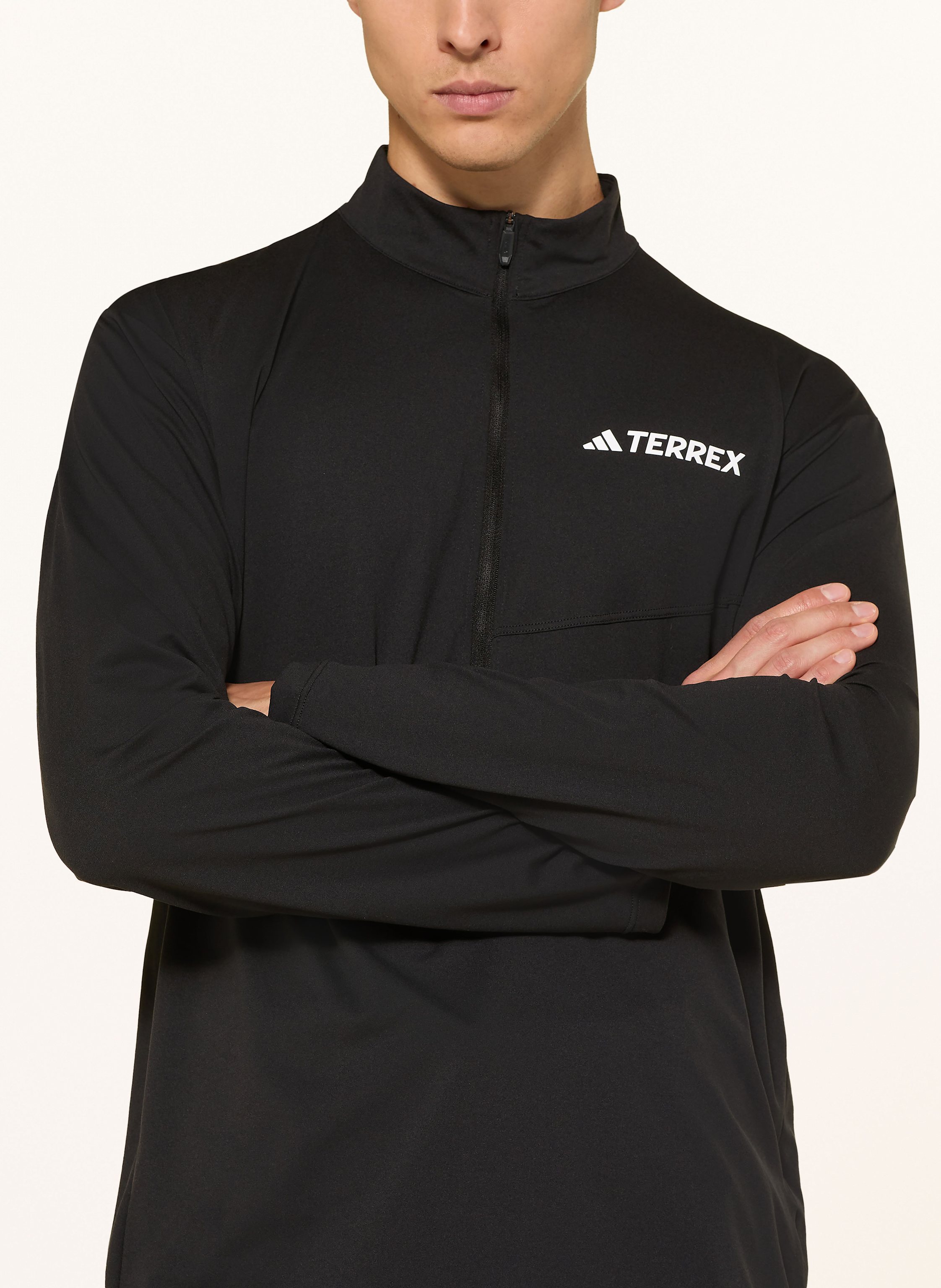 Thumbnail - Adidas Terrex Terrex Multi Climacool 1/2 Zip Longsleeve schwarz