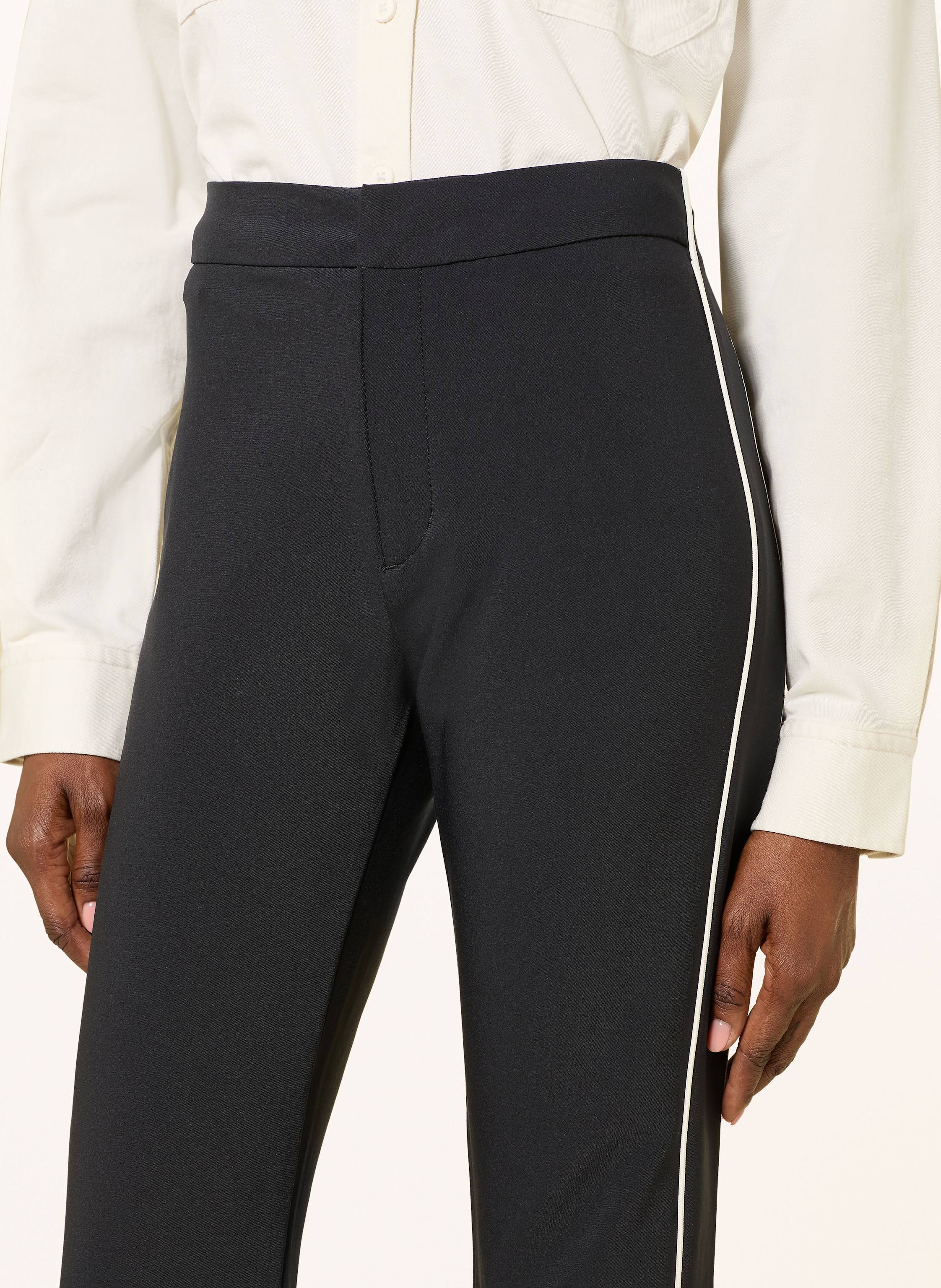 Thumbnail - Hugo Hose Hizumi Mit Galonstreifen schwarz