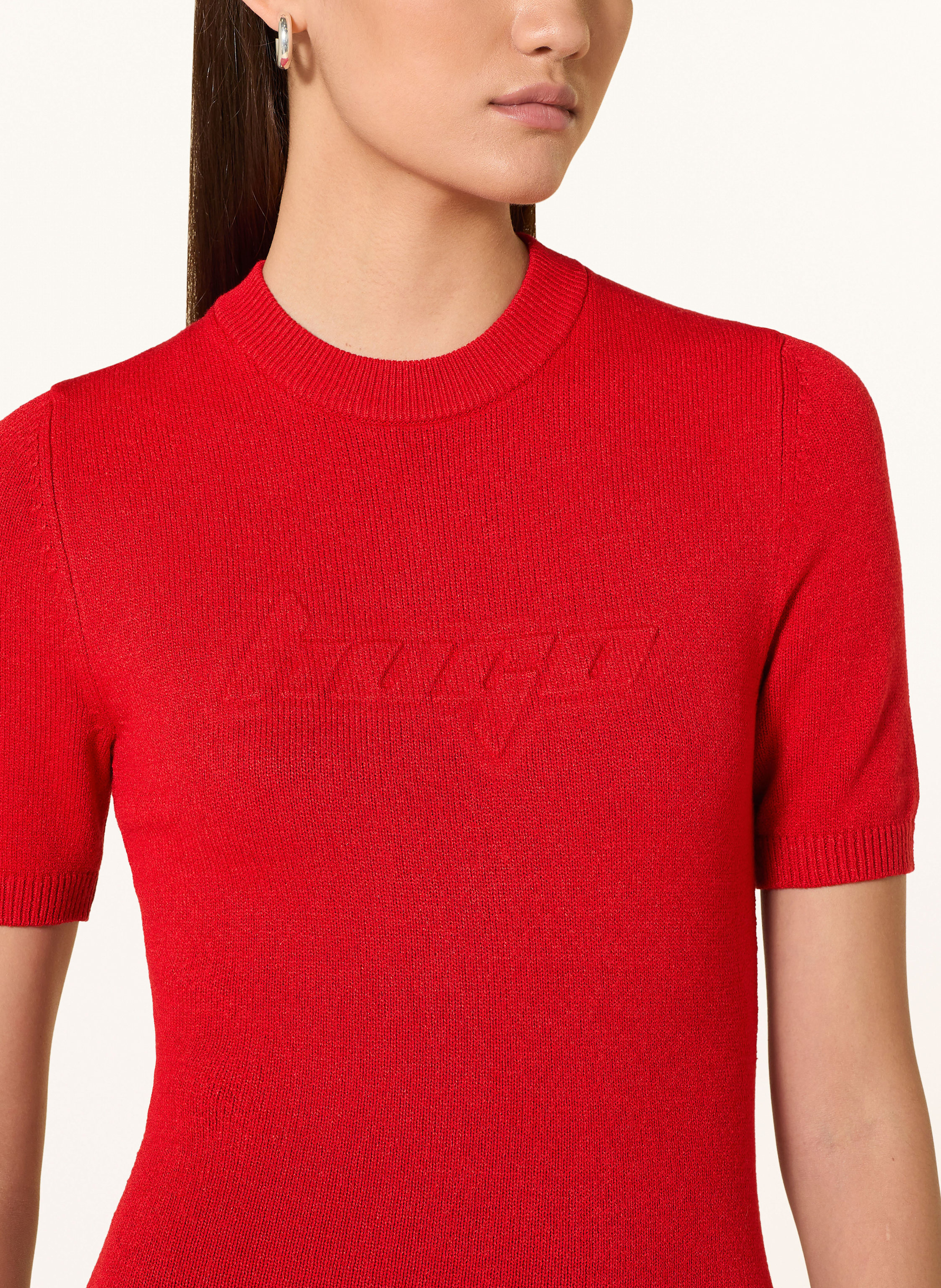 Thumbnail - Hugo Strickkleid rot