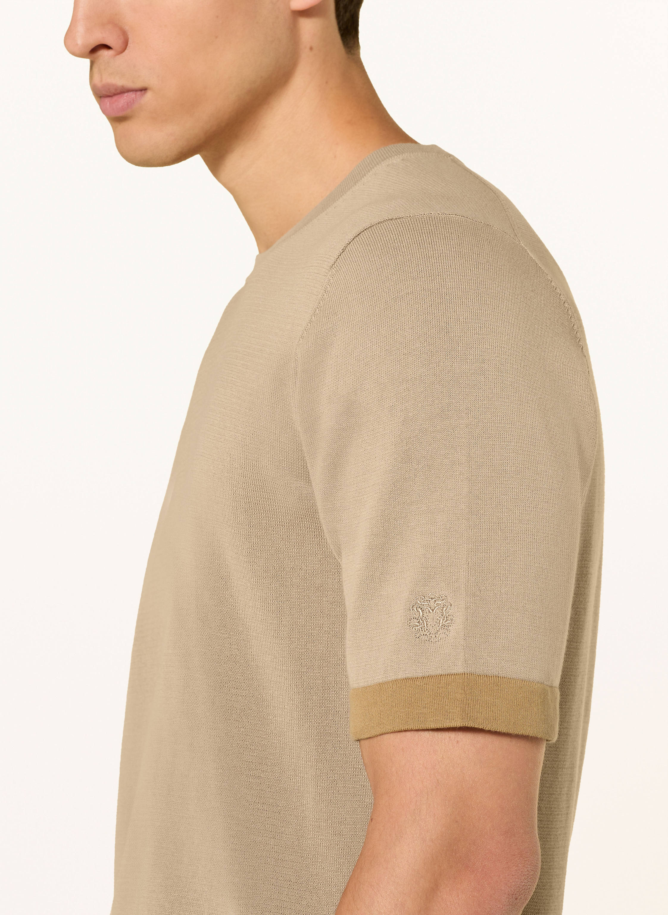 Thumbnail - Mos Mosh Gallery Strickshirt Mmgjustin beige
