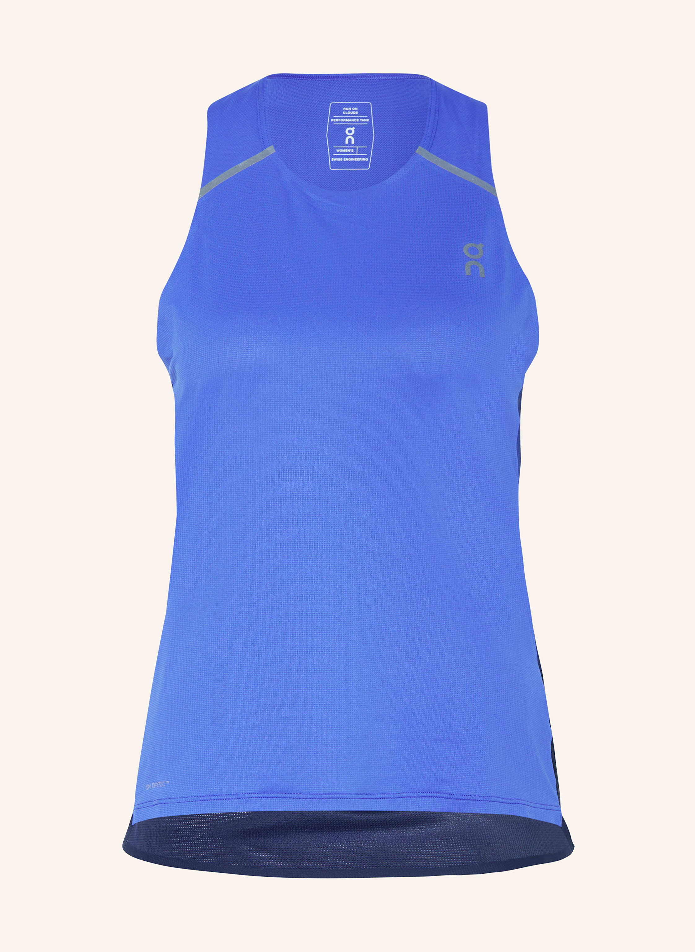 On Lauftop Performance Tank blau