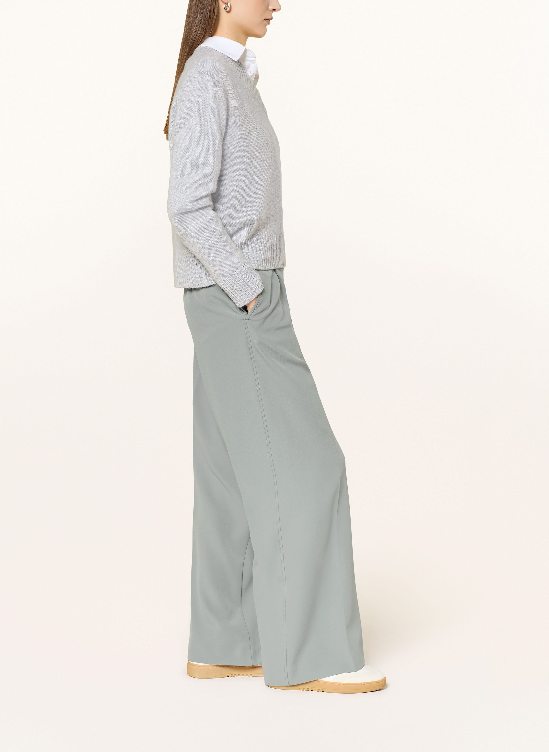 Thumbnail - Boss Marlenehose Tiwi grau