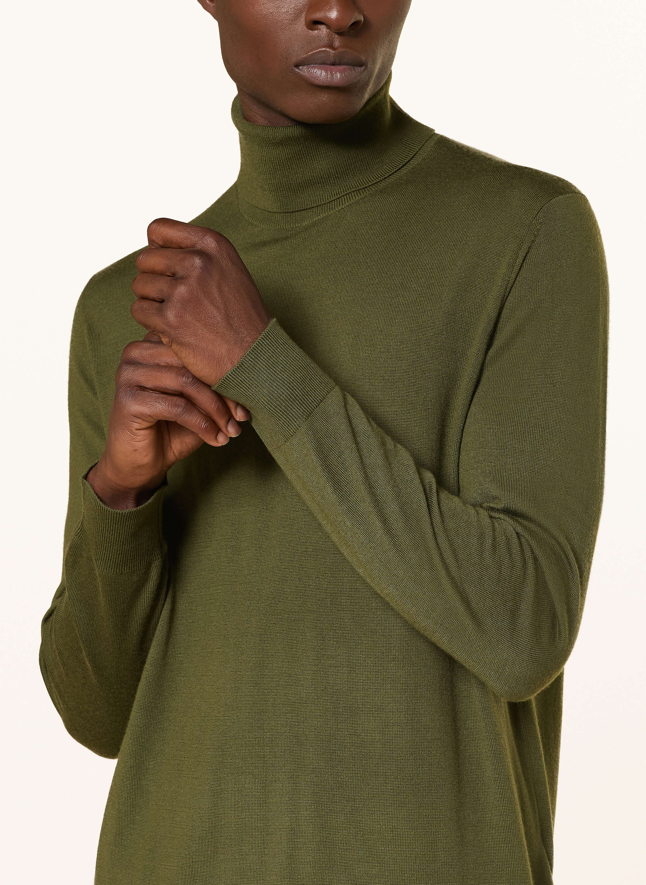 Thumbnail - Strokesman's Rollkragenpullover gruen