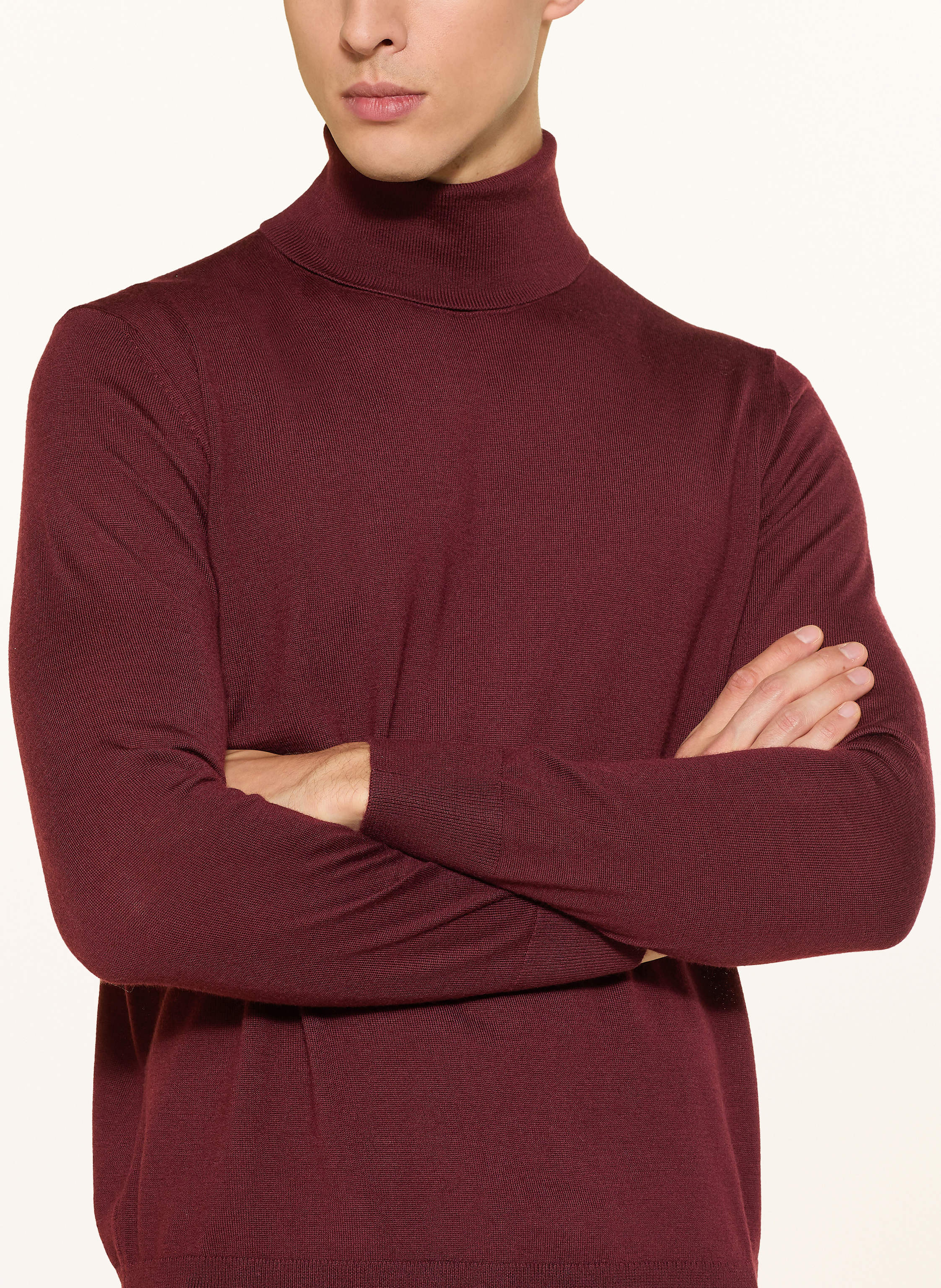 Thumbnail - Strokesman's Rollkragenpullover rot