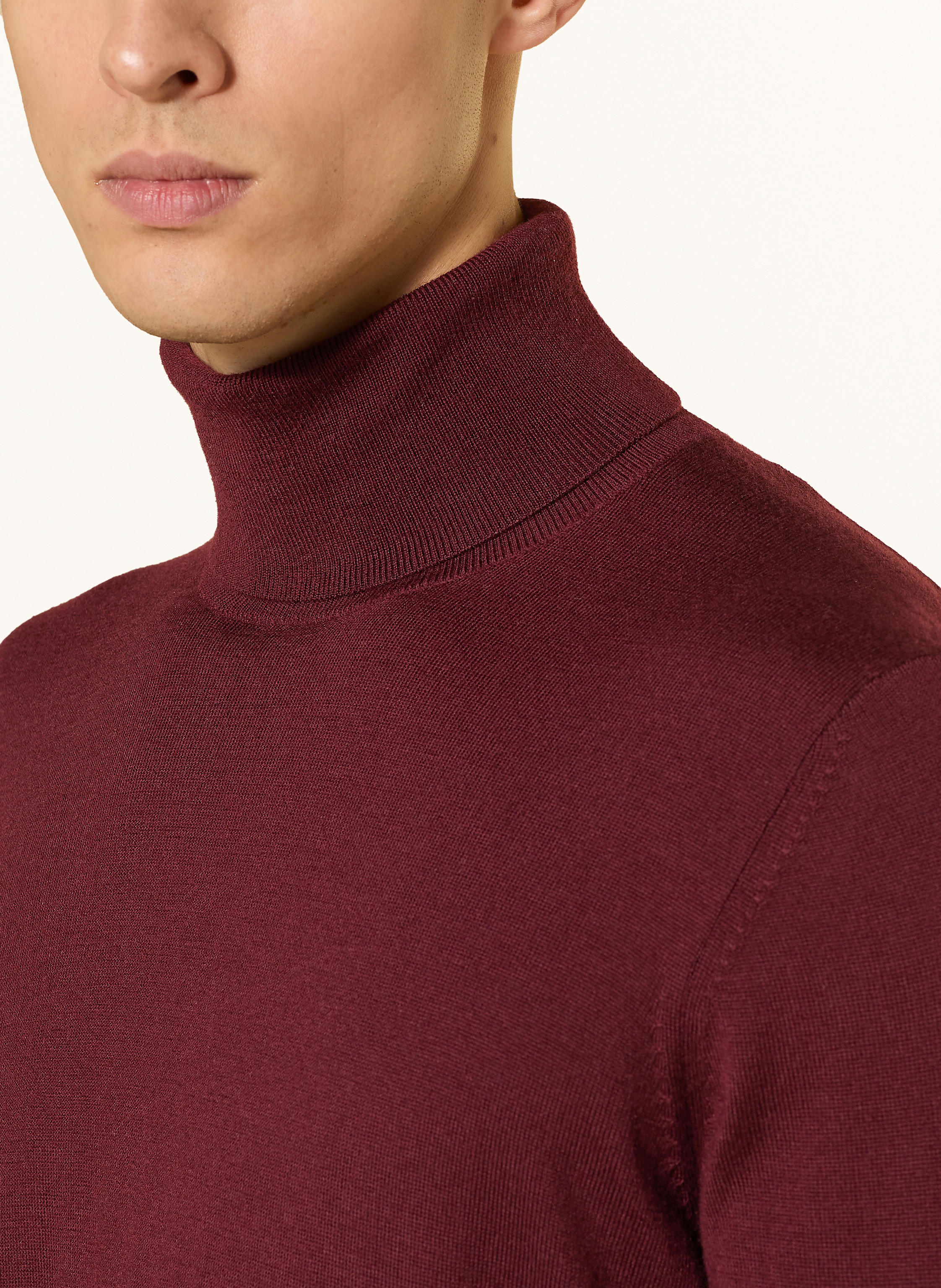 Thumbnail - Strokesman's Rollkragenpullover rot