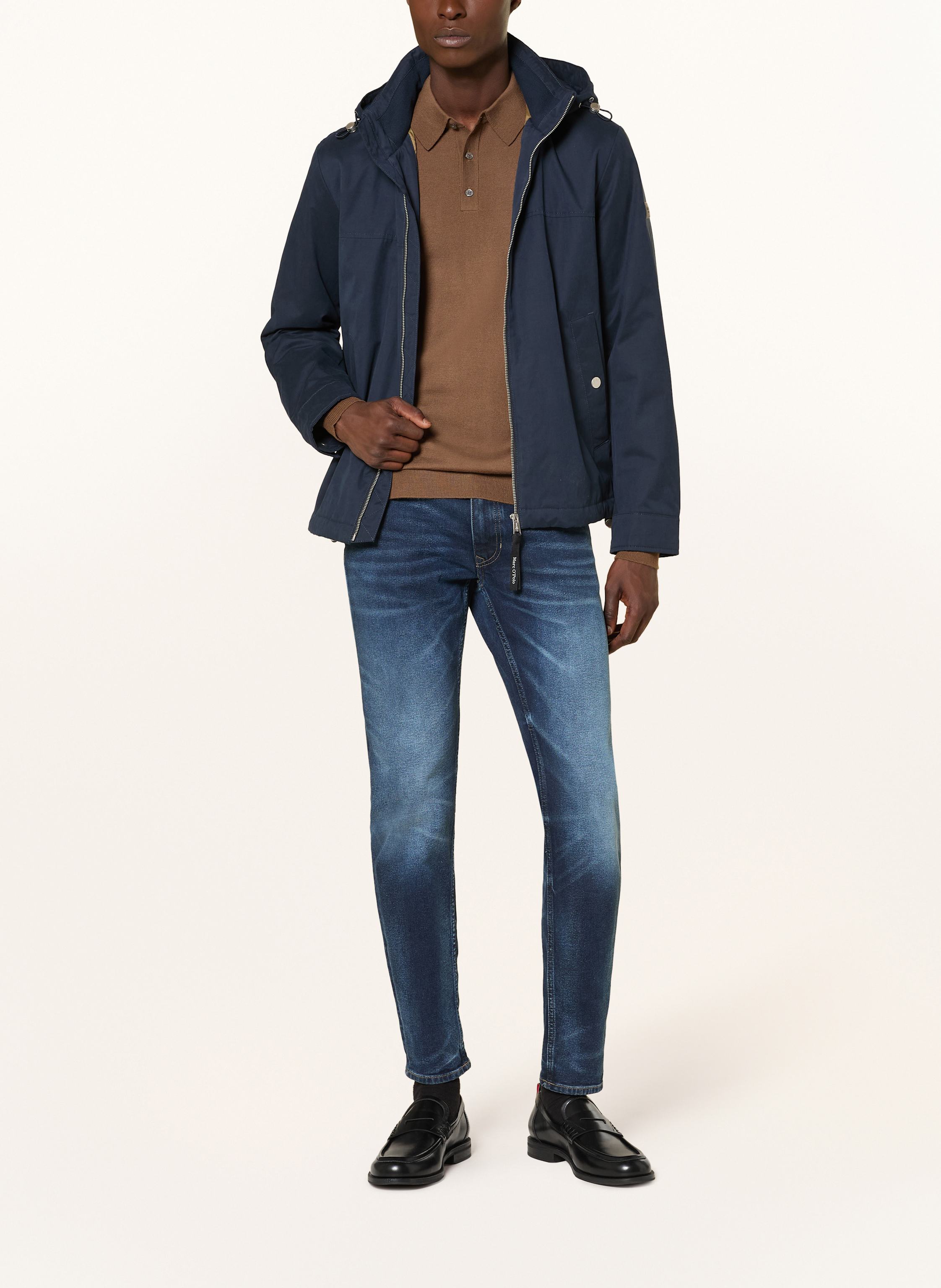 Thumbnail - Strokesman's Strick-Poloshirt braun