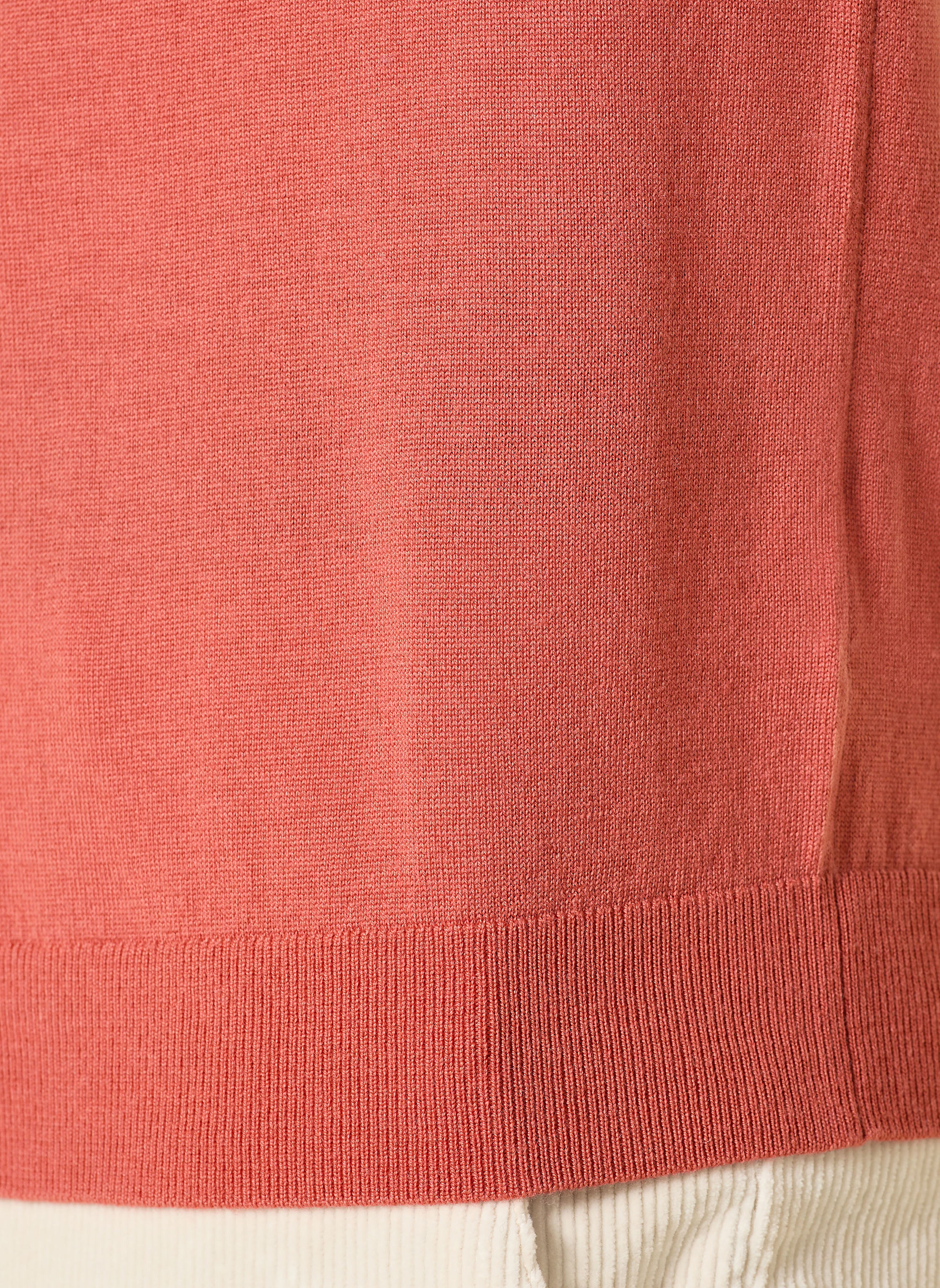 Thumbnail - Paul Rollkragenpullover Aus Merinowolle orange