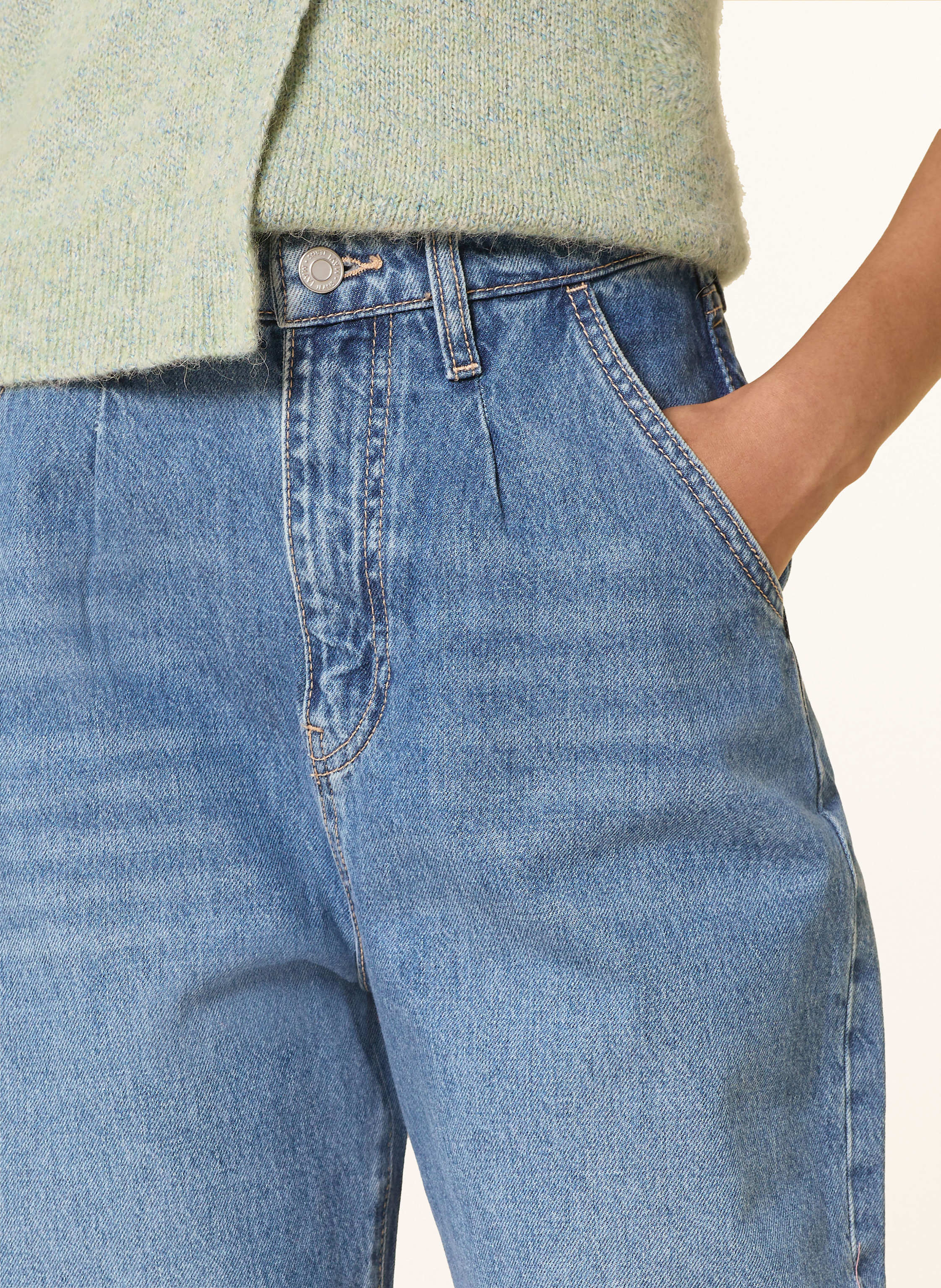 Thumbnail - Mavi Mom Jeans Laura blau