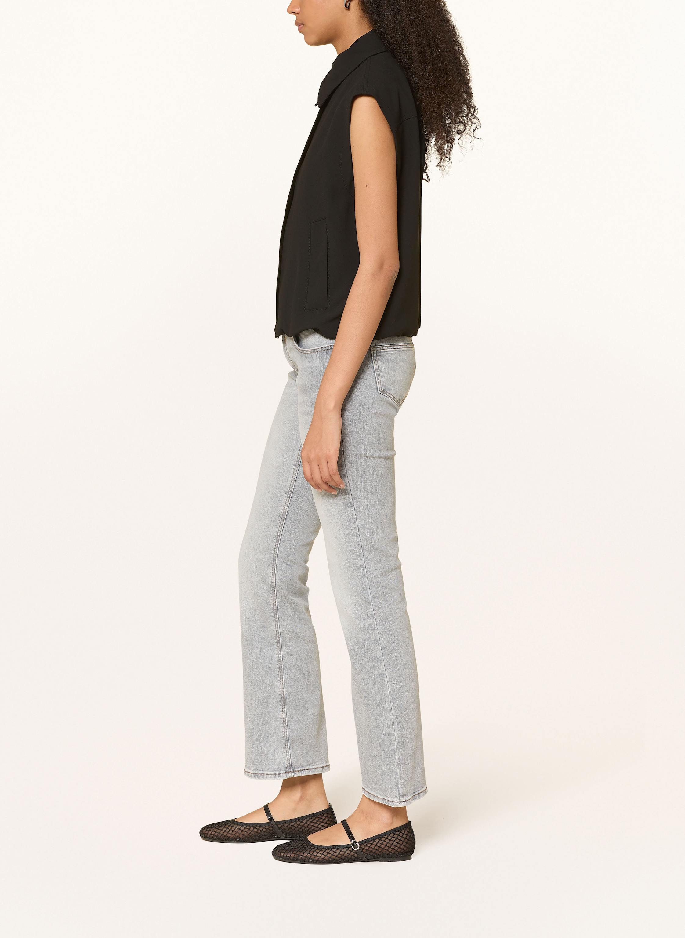 Thumbnail - Mavi Bootcut Jeans Bella grau