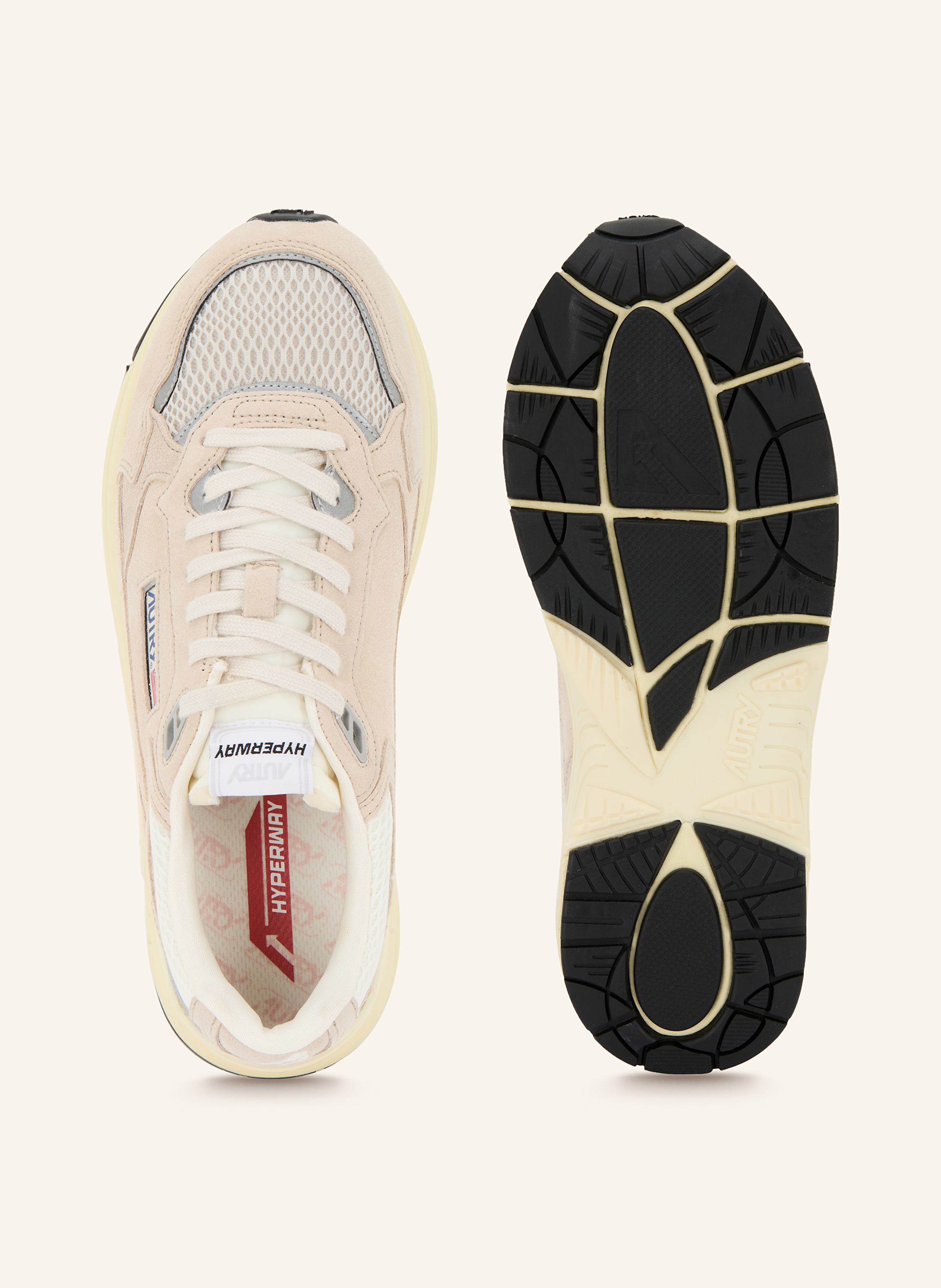 Thumbnail - Autry Sneaker Hyperway Low Um beige