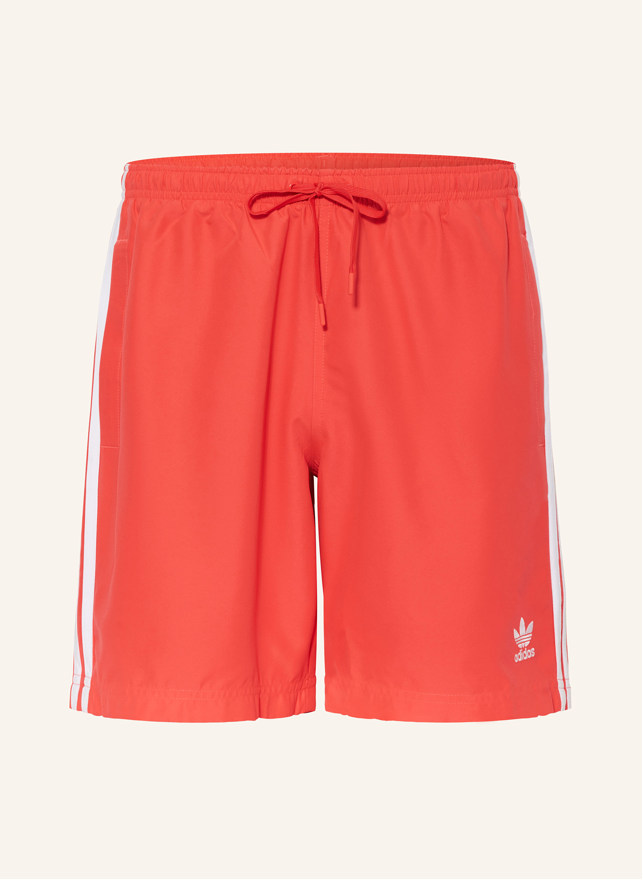 adidas Originals Badeshorts ADICOLOR 3-STREIFEN 8-INCH in neonrot
