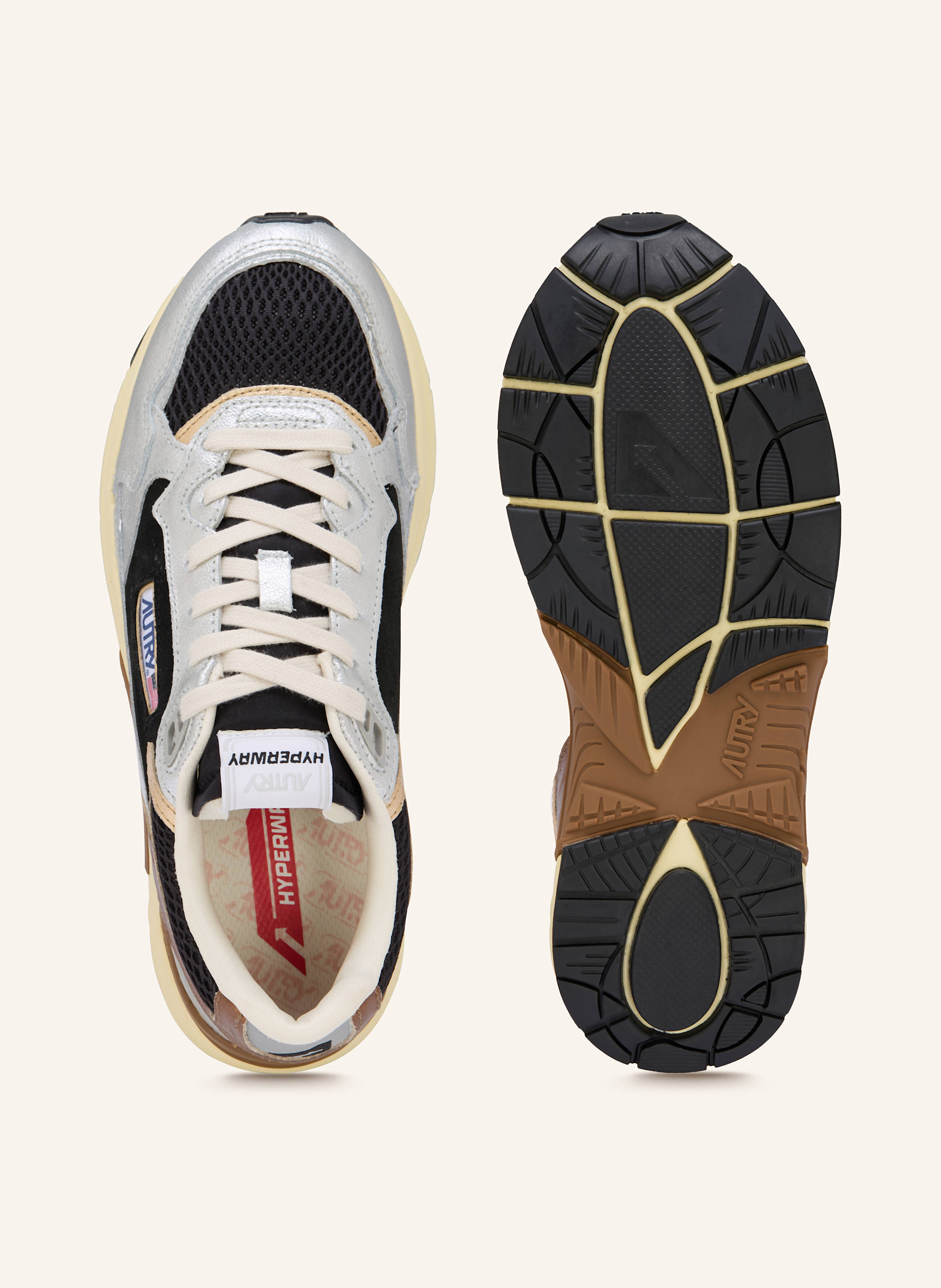 Thumbnail - Autry Sneaker Hyperway Low silber